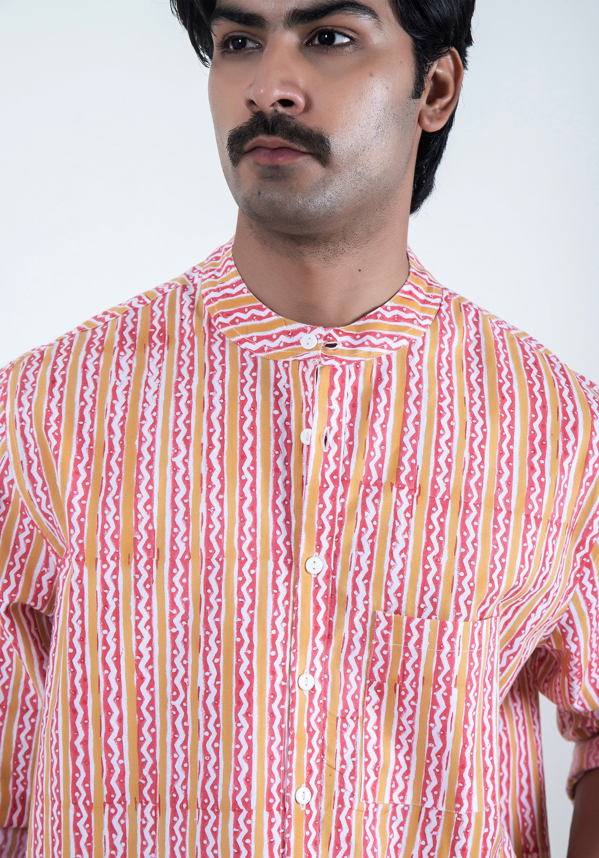 Block Printed Men's Shirt