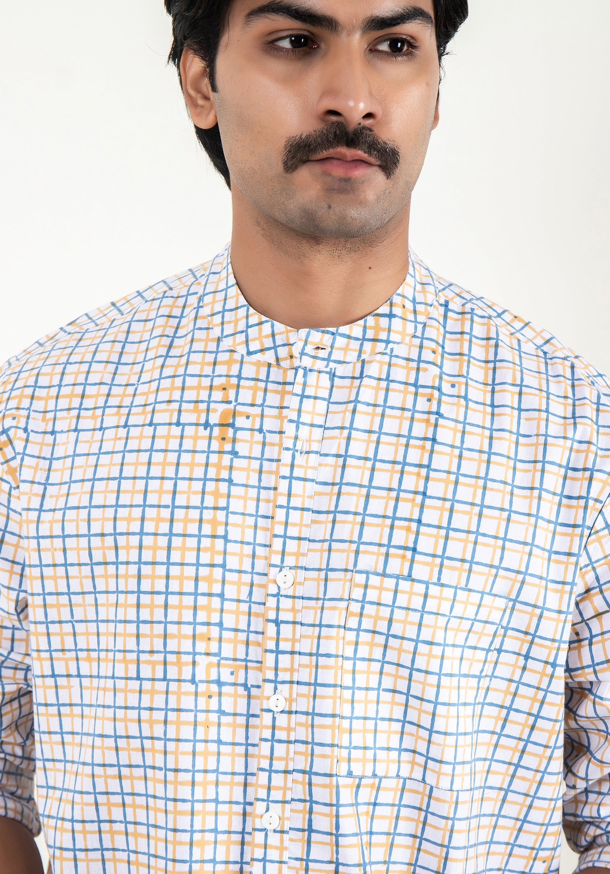 Block Printed Men's Shirt
