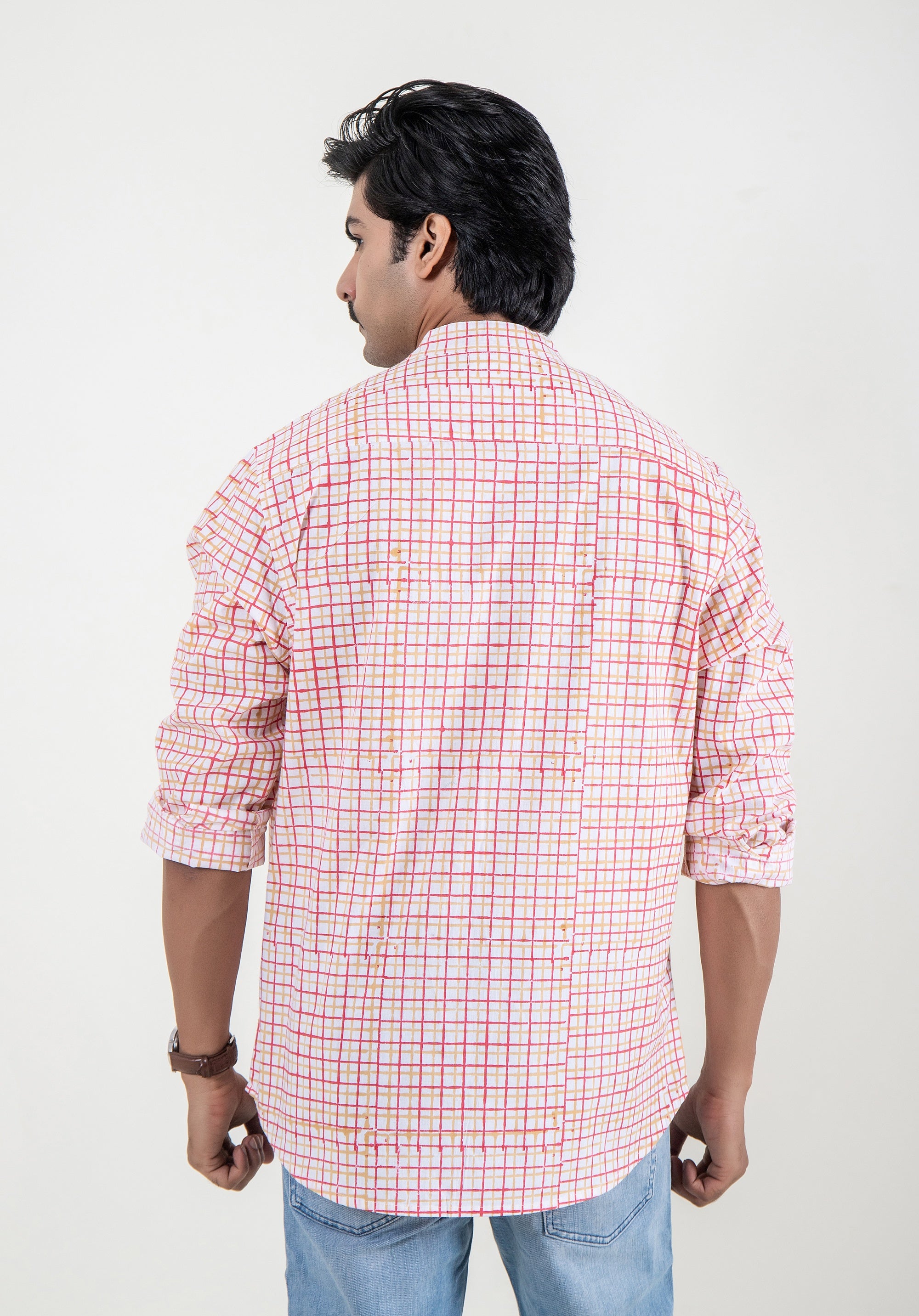 Block Printed Men's Shirt
