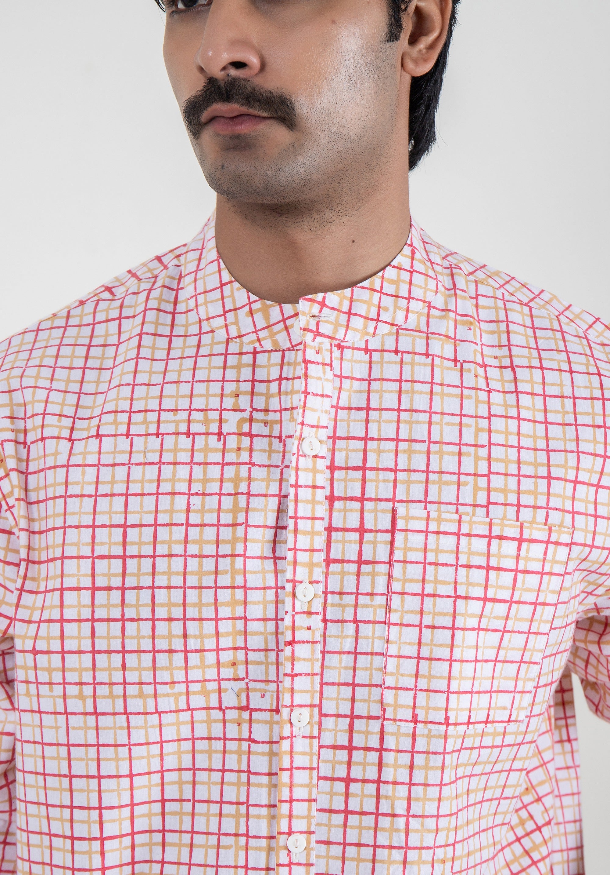 Block Printed Men's Shirt
