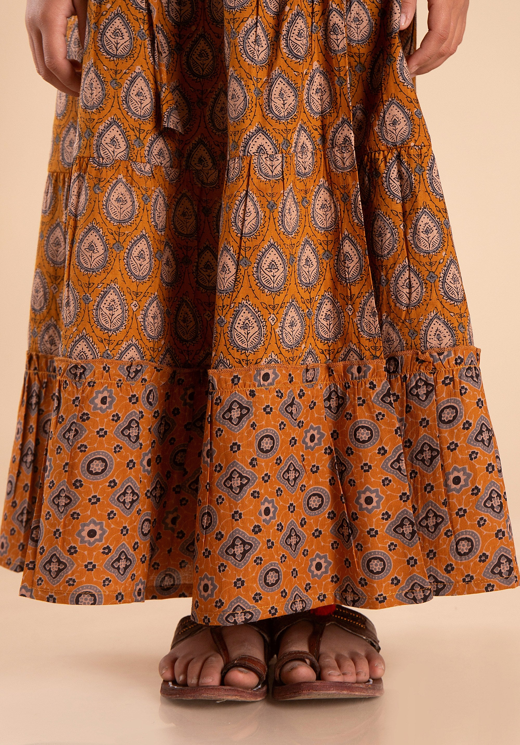 Girls Lehenga choli set Garima Yellow