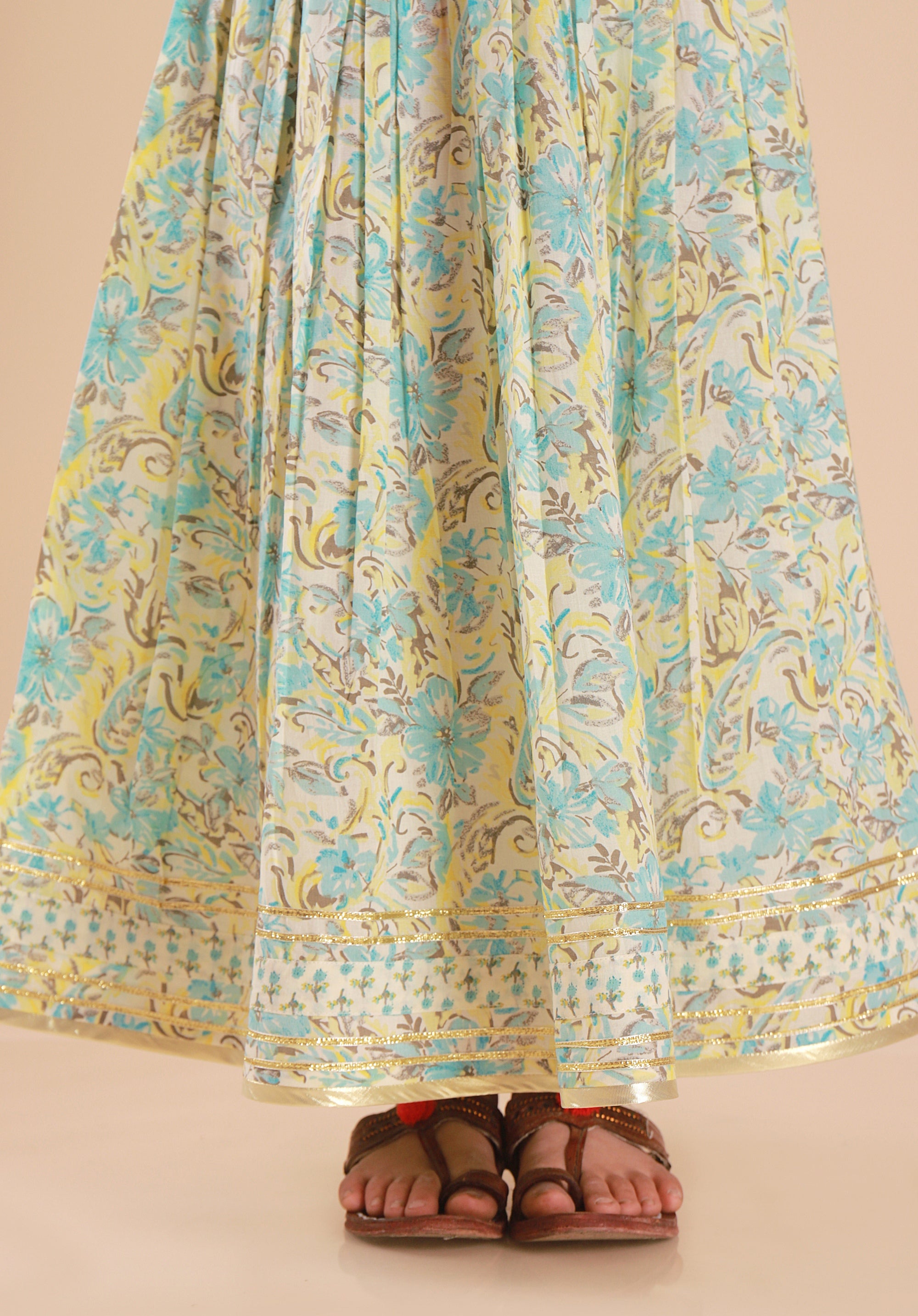 Girls Lehenga Choli Set Madhu Mint