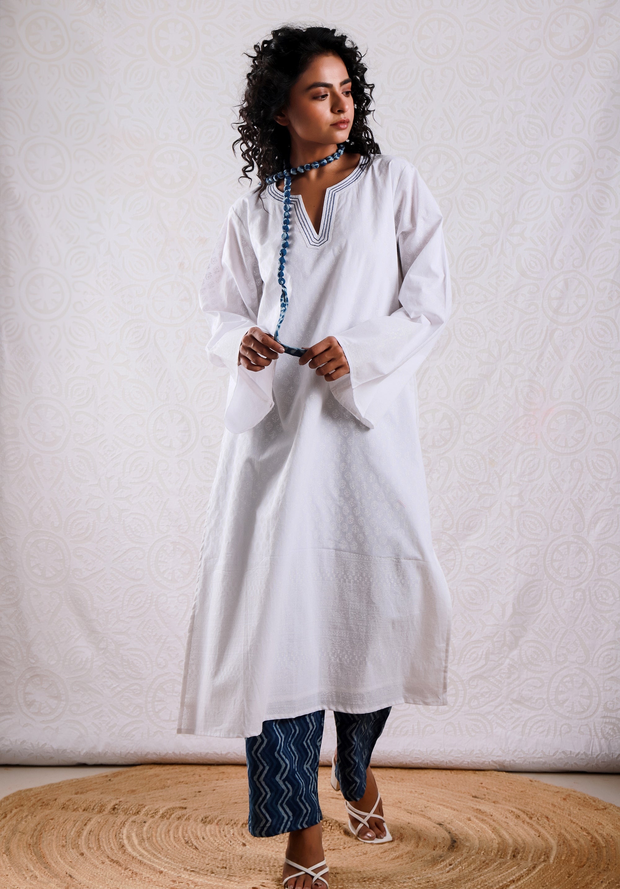 Women Block Printed Kurta Deepika