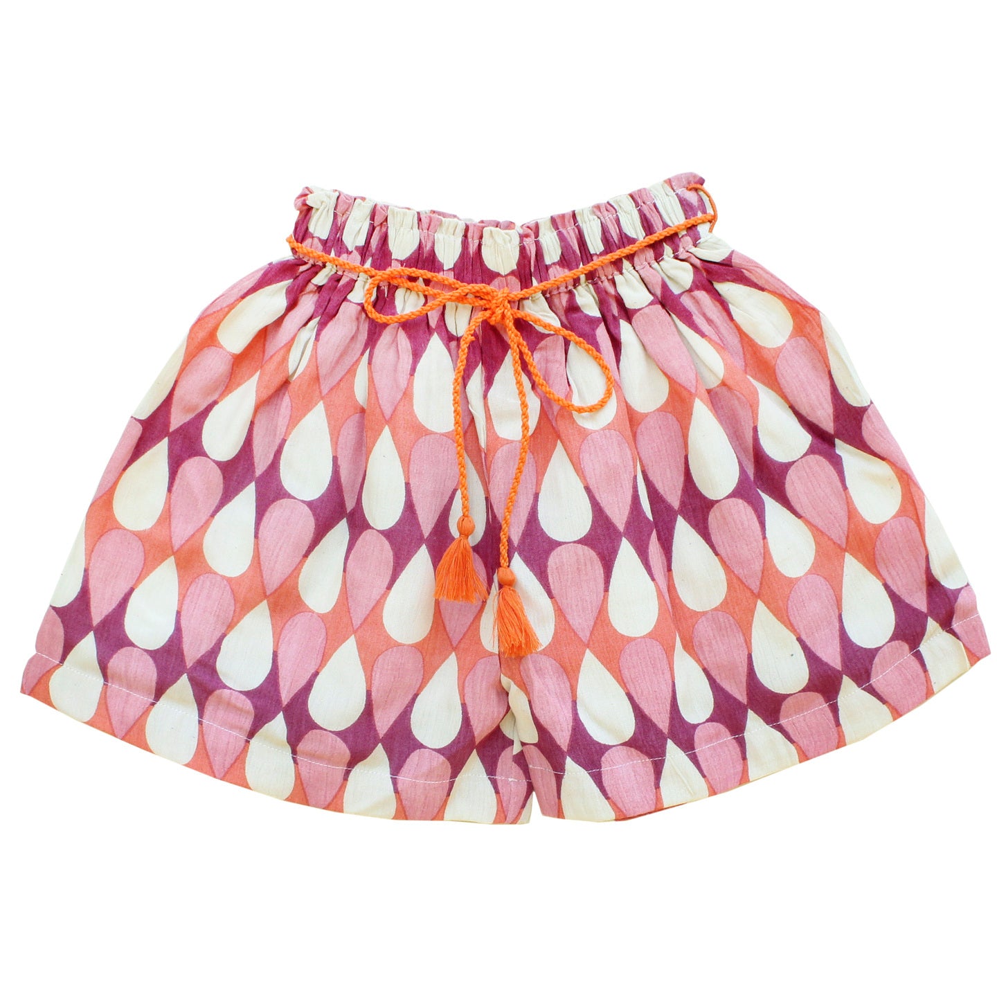 Printed Skorts Anika Teardrop Print Orange