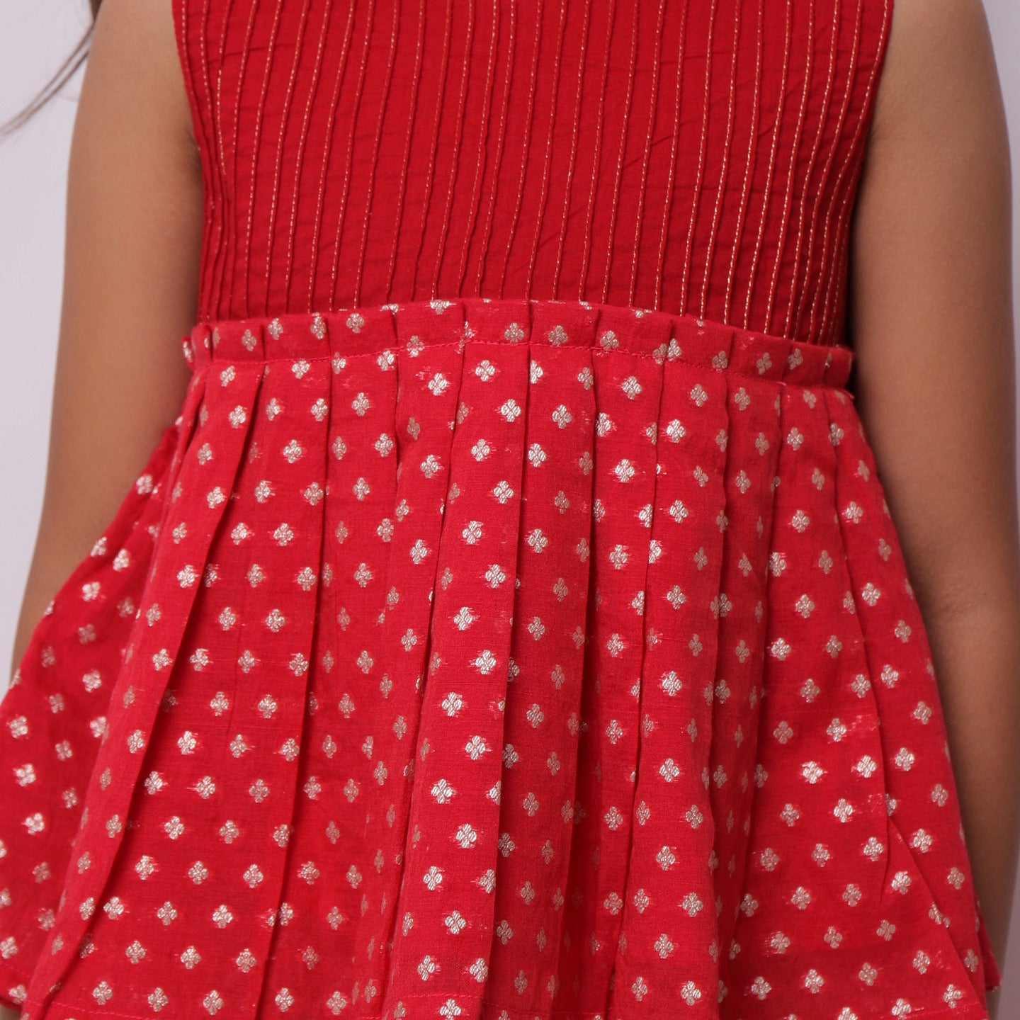 Banarasi Simone Lehenga choli Red