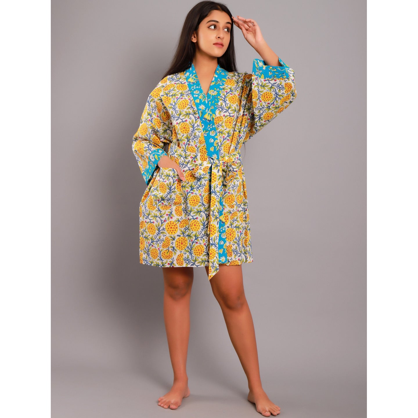 Marigold Robe Yellow