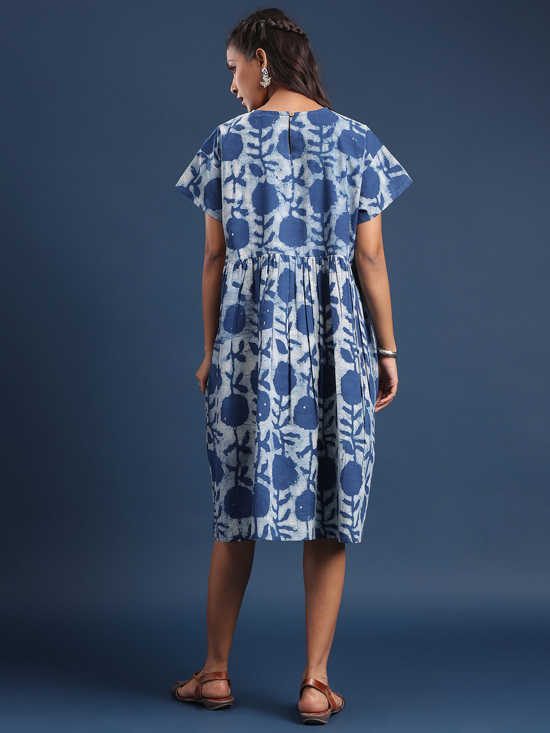 Women Block printed dress Sayani