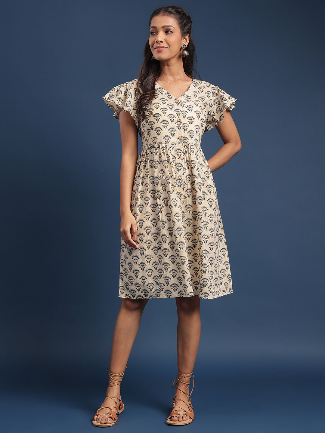 Women Cotton Dress Vinie