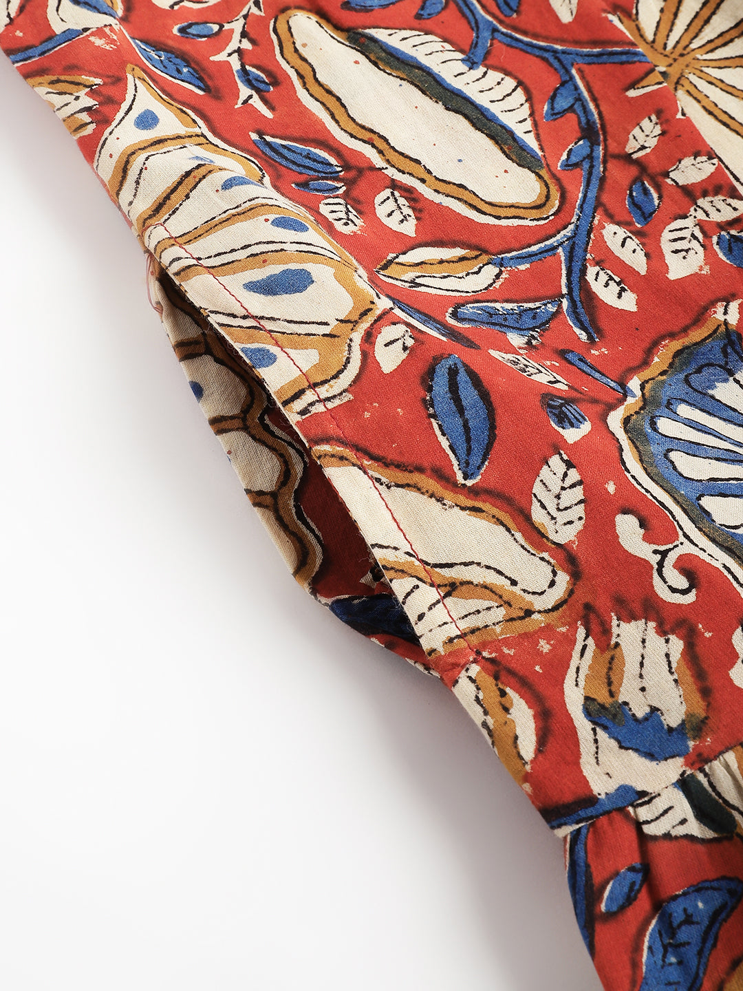 Women Tiered dress Nirmala Floral Rust