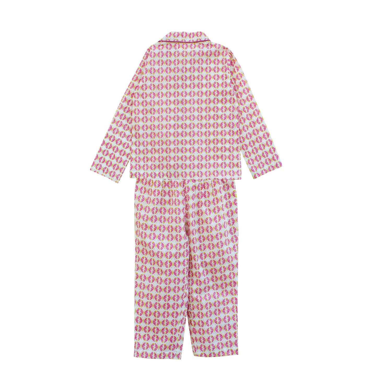 Printed Girl's Night Suit set Butterfly Print