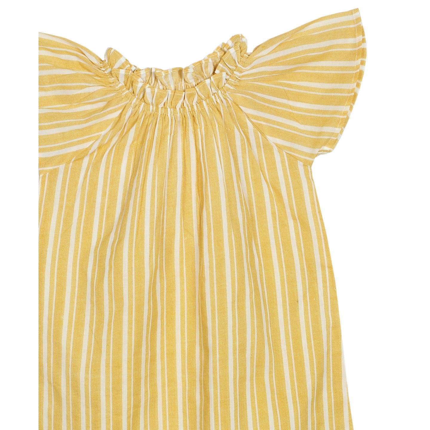 Girl's Cotton Night Dress ZZ Yellow