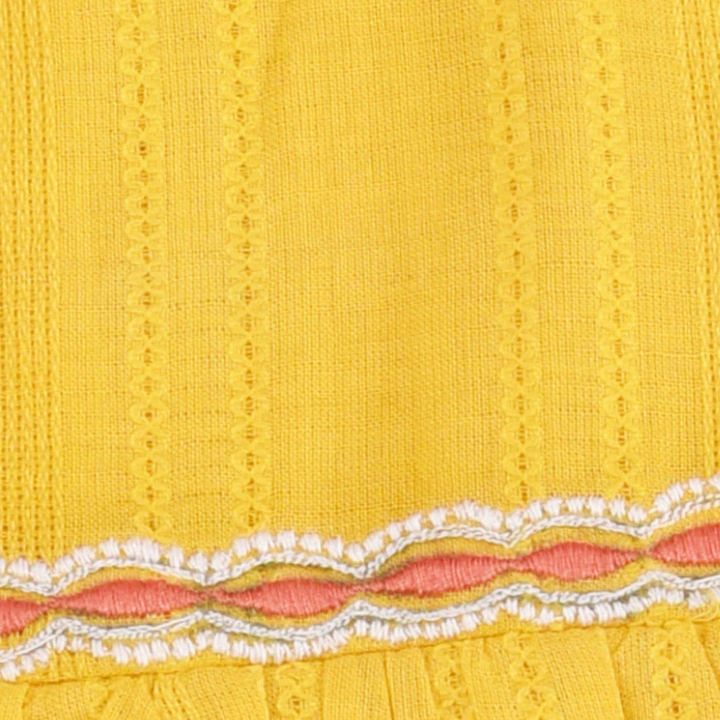 Cotton Dobby Solid strap Top Kamya Yellow