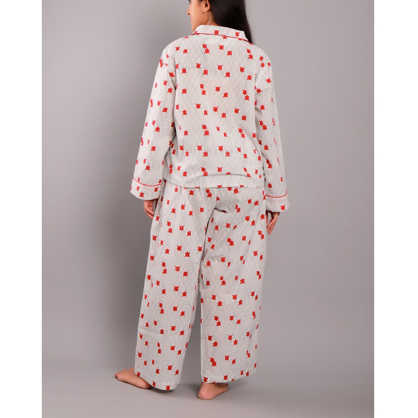 Tortoise Night Suit PJ Set Red