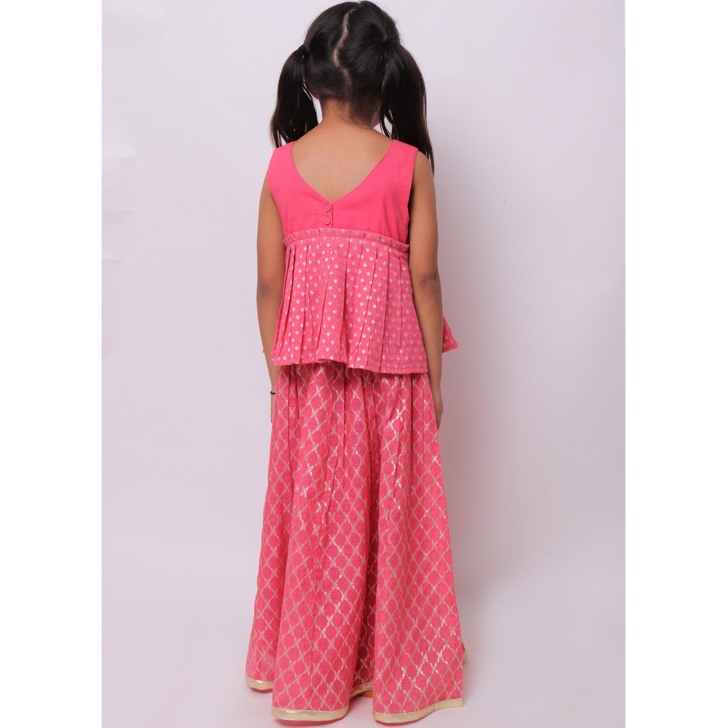 Banarasi Simone Lehenga choli Pink