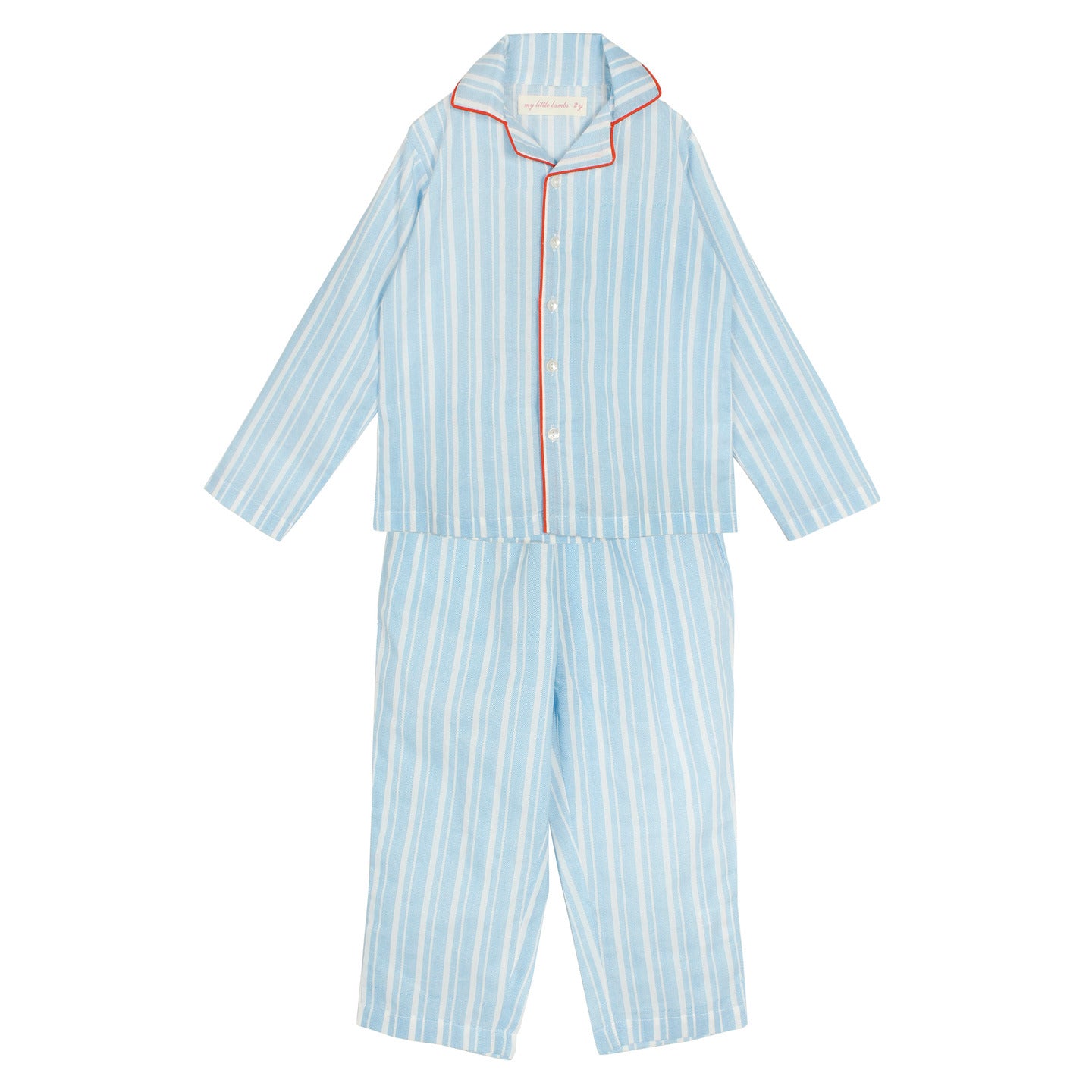 Printed Unisex Night Suit Chevron Stripe Blue