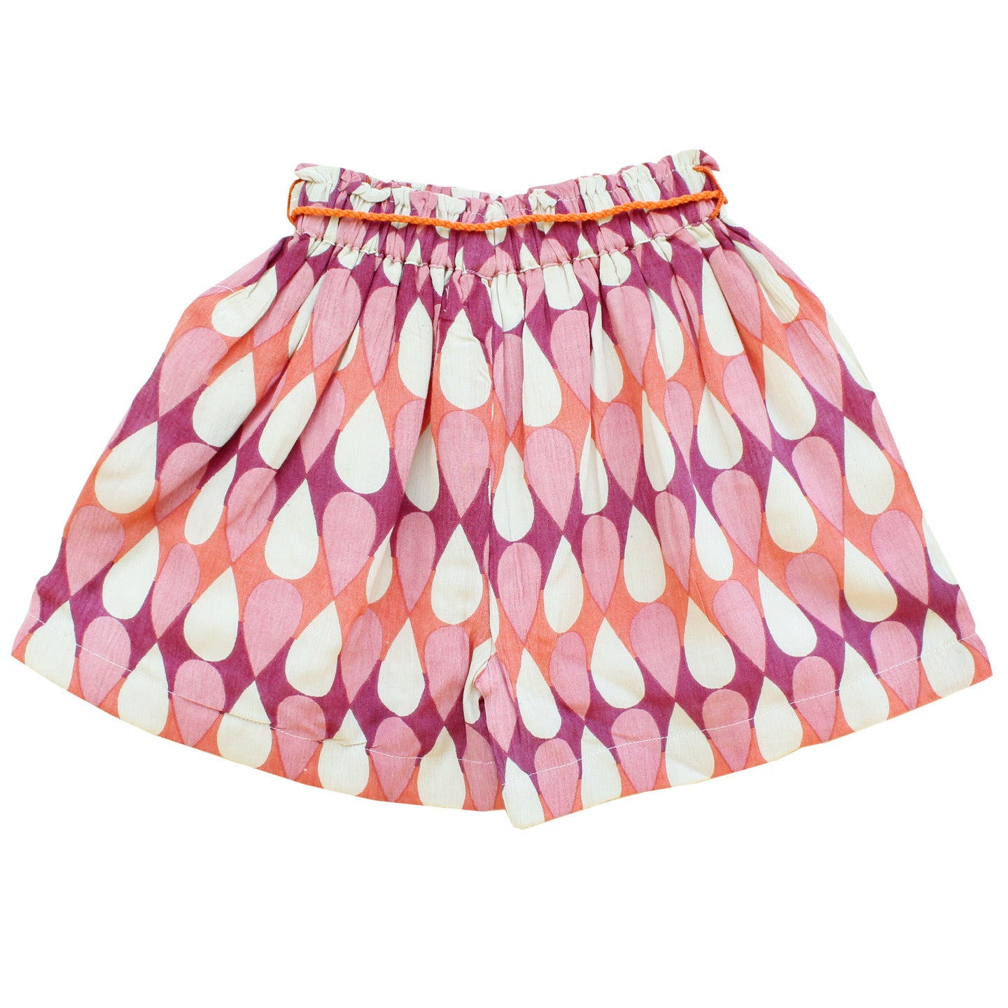 Printed Skorts Anika Teardrop Print Orange