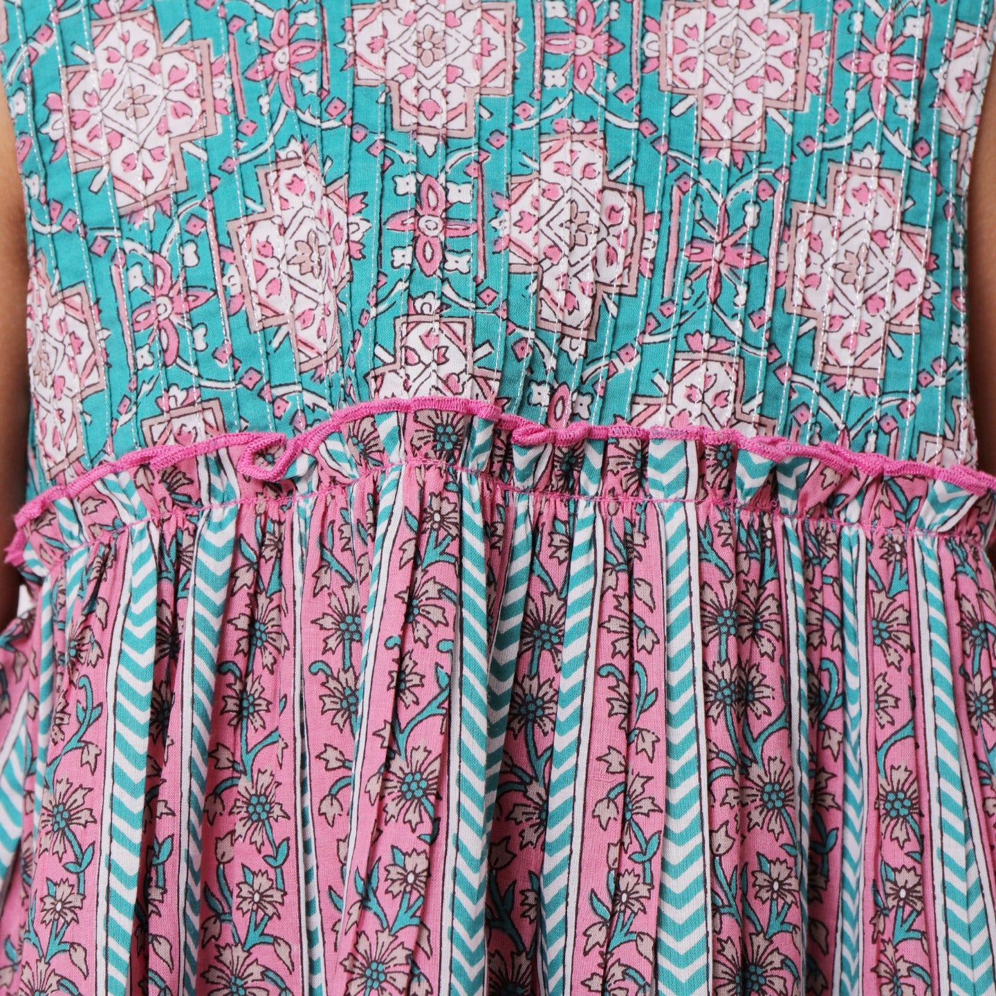 Mandala Lehenga Choli Turquoise blue