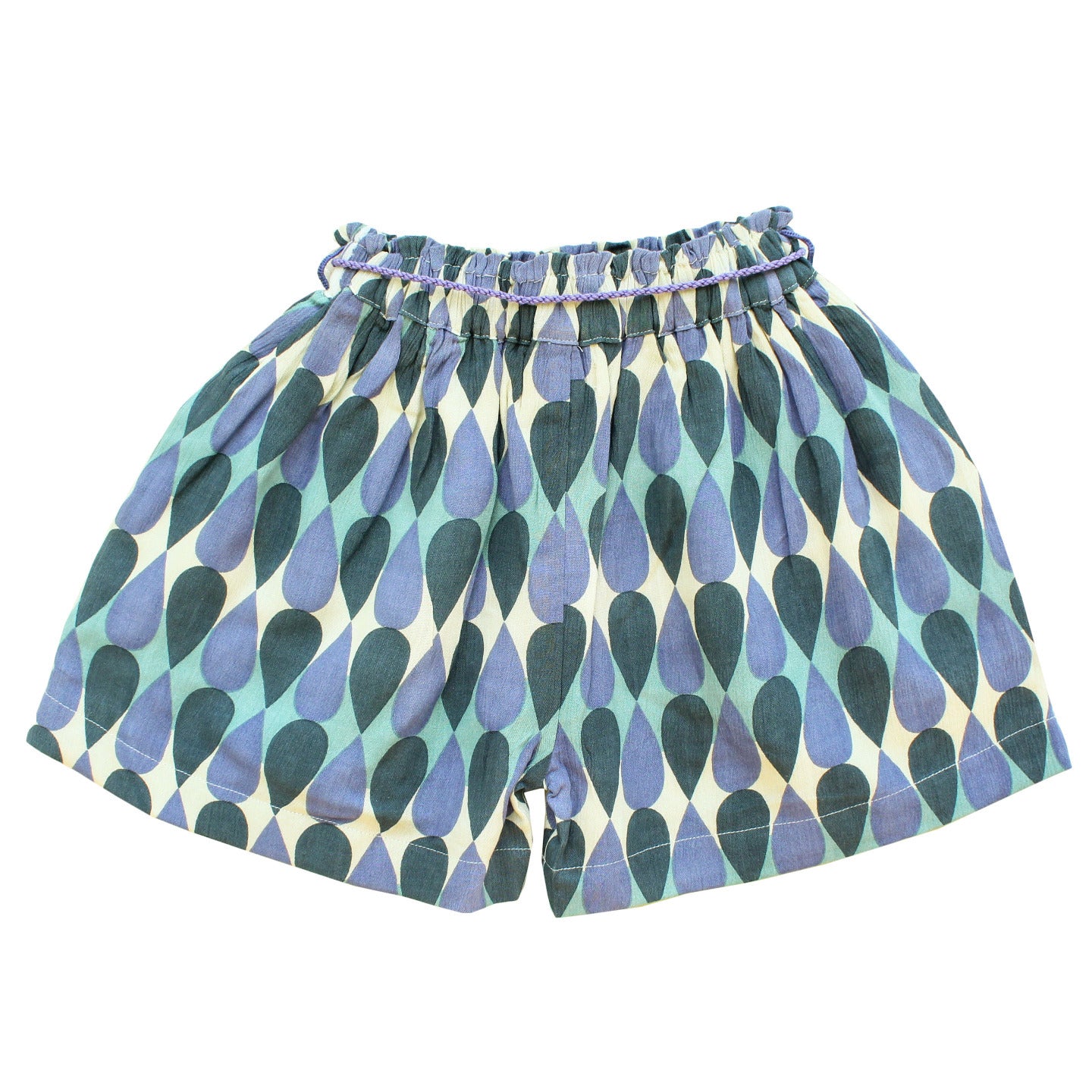 Printed Skorts Anika Teardrop Print Blue