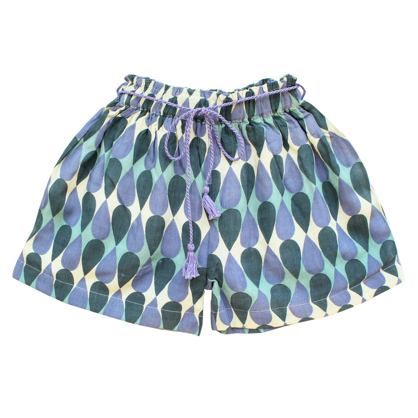 Printed Skorts Anika Teardrop Print Blue