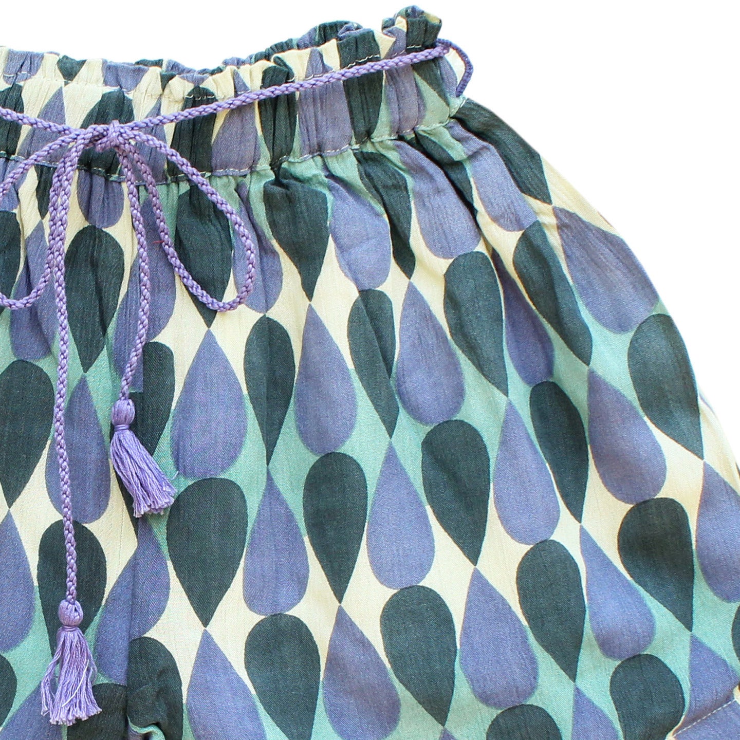 Printed Skorts Anika Teardrop Print Blue