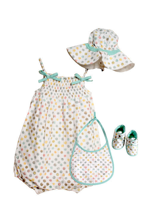 Yellow Star Esmee Romper 4 pc Set