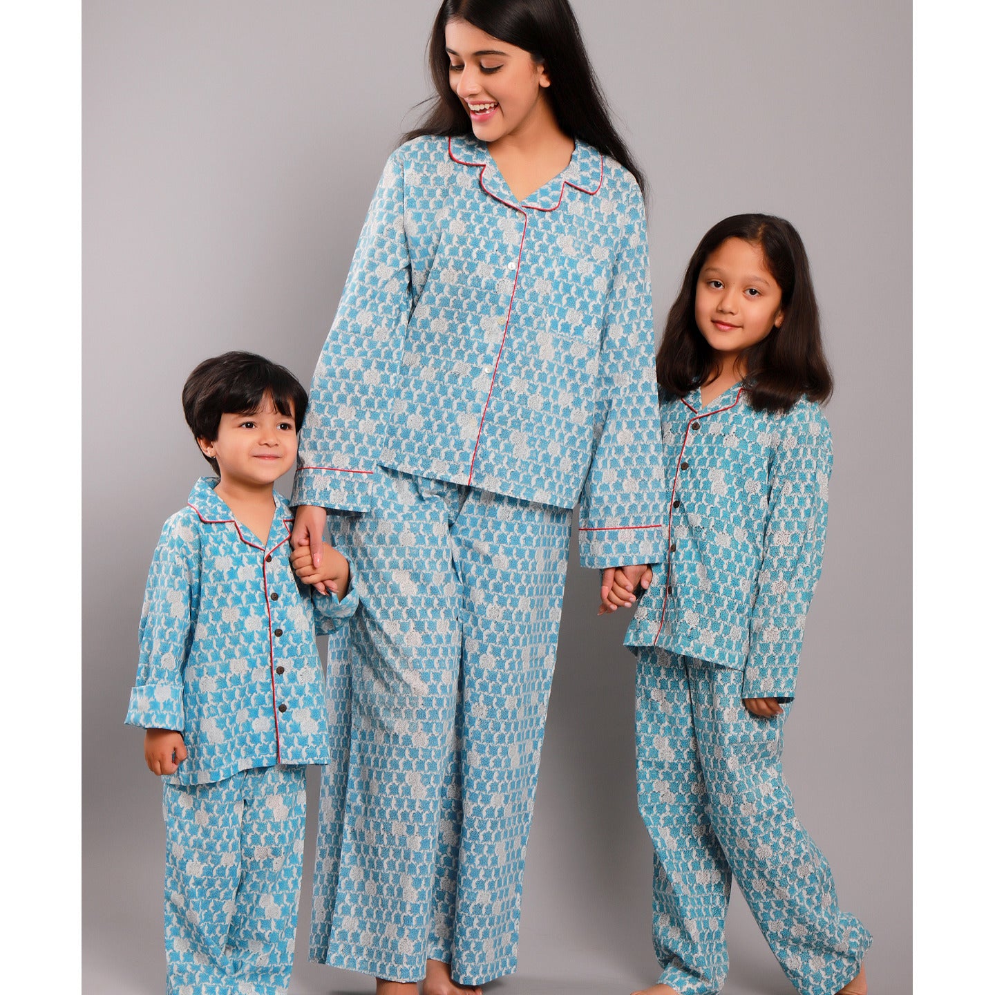 Tortoise Night Suit PJ Set Blue