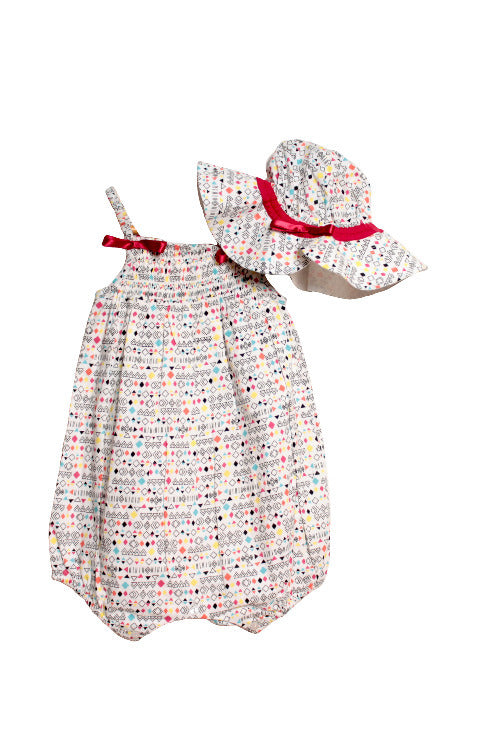 Geo Esmee Romper + Hat