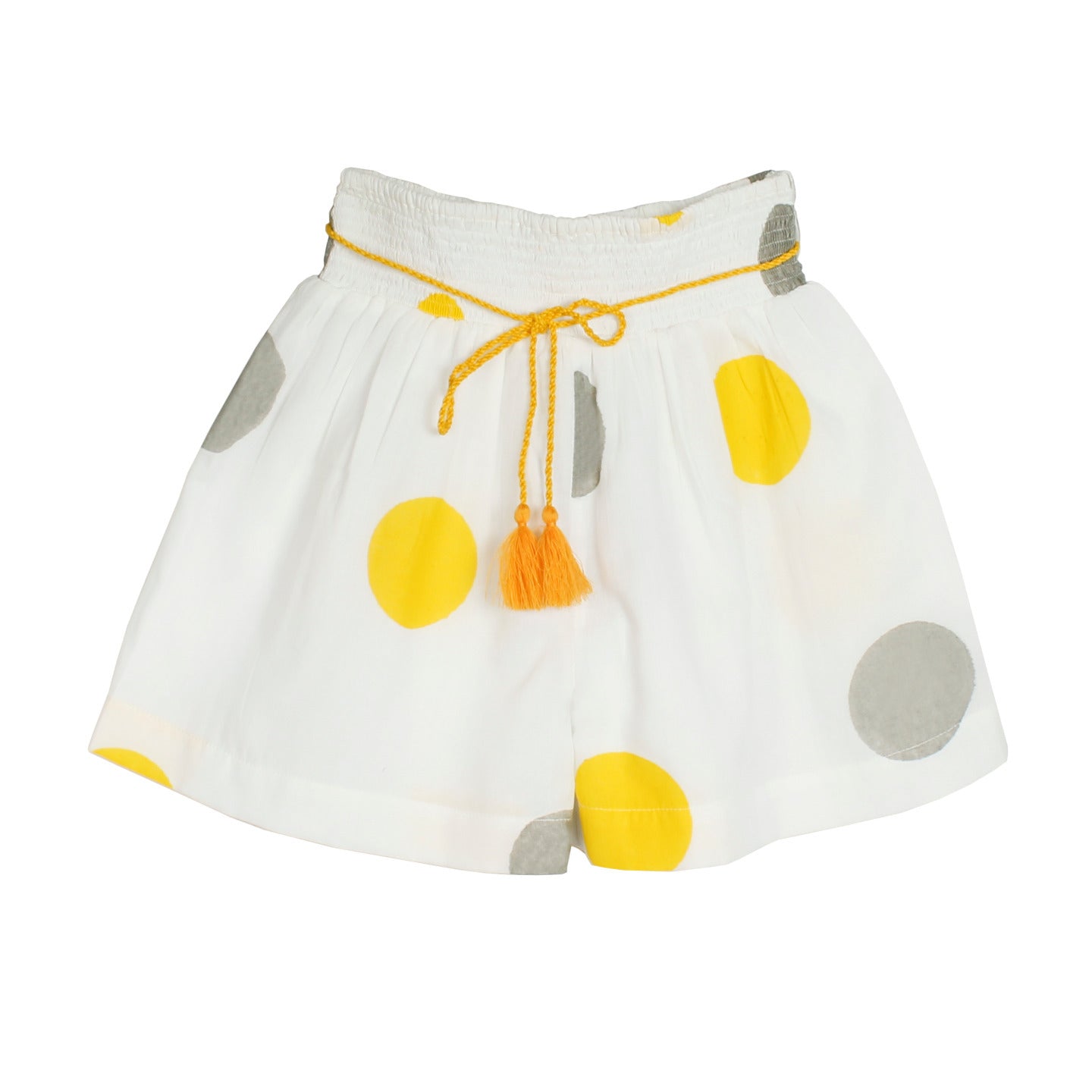 Anika polks shorts yellow/grey