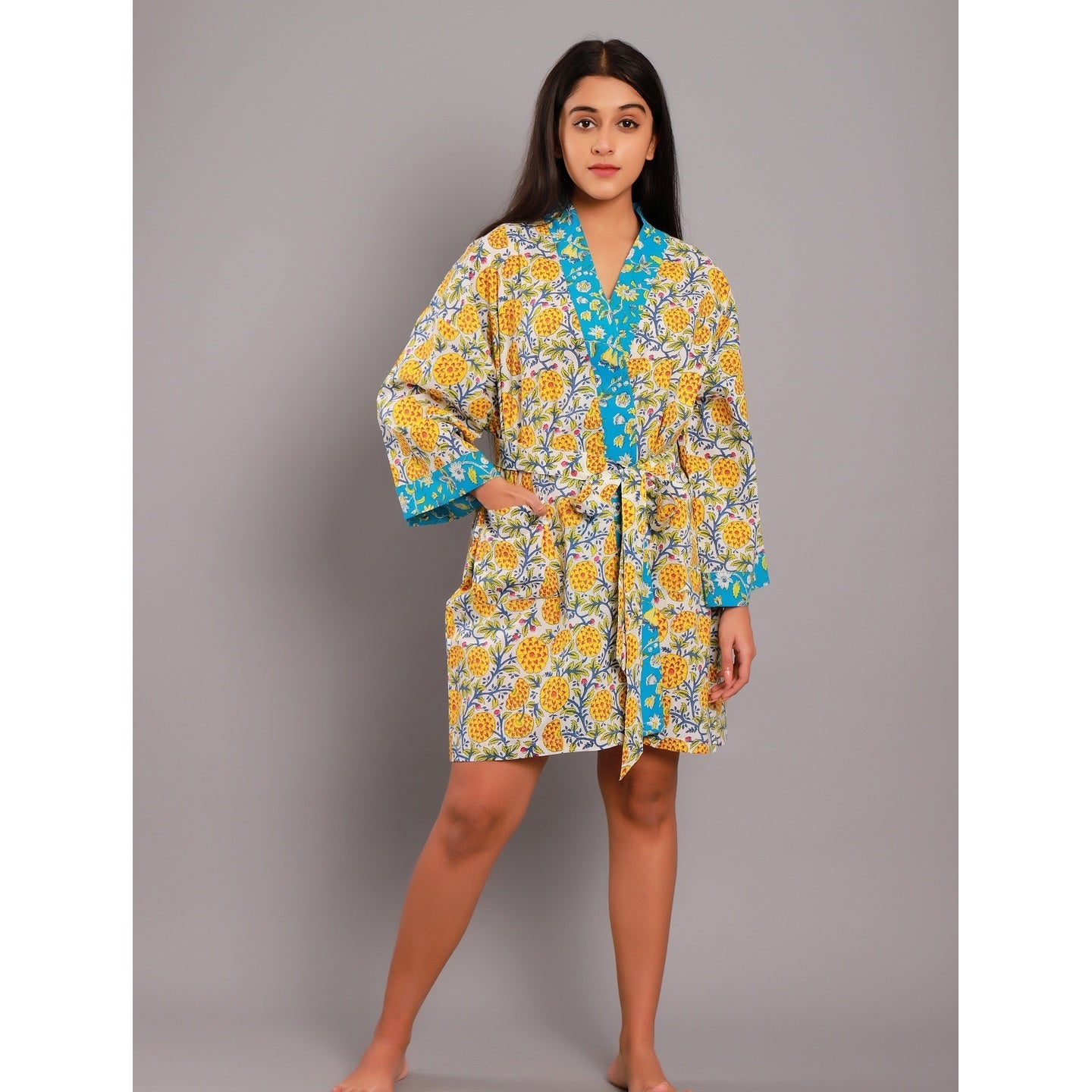 Marigold Robe Yellow