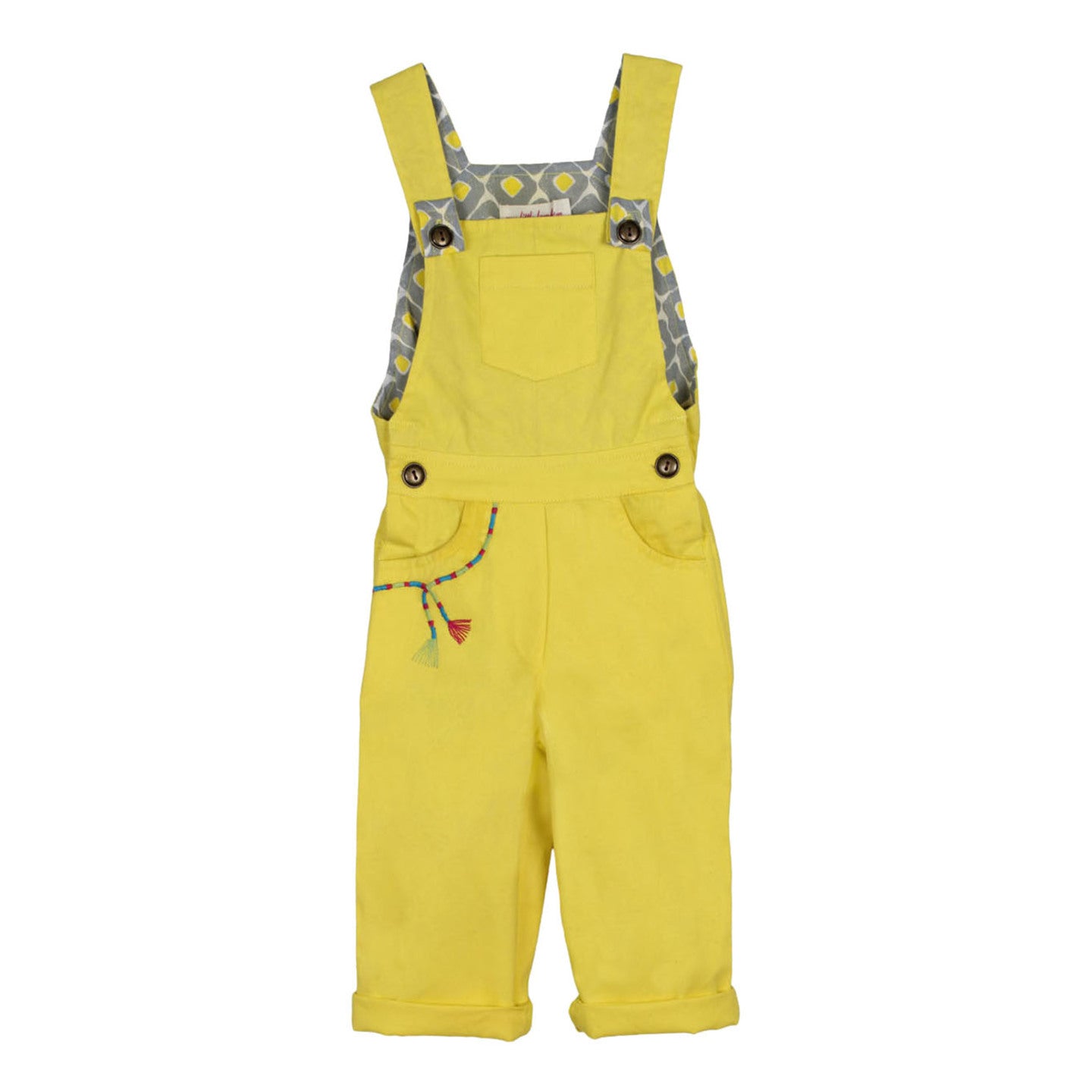 Solid Color Twill Dungree Yellow