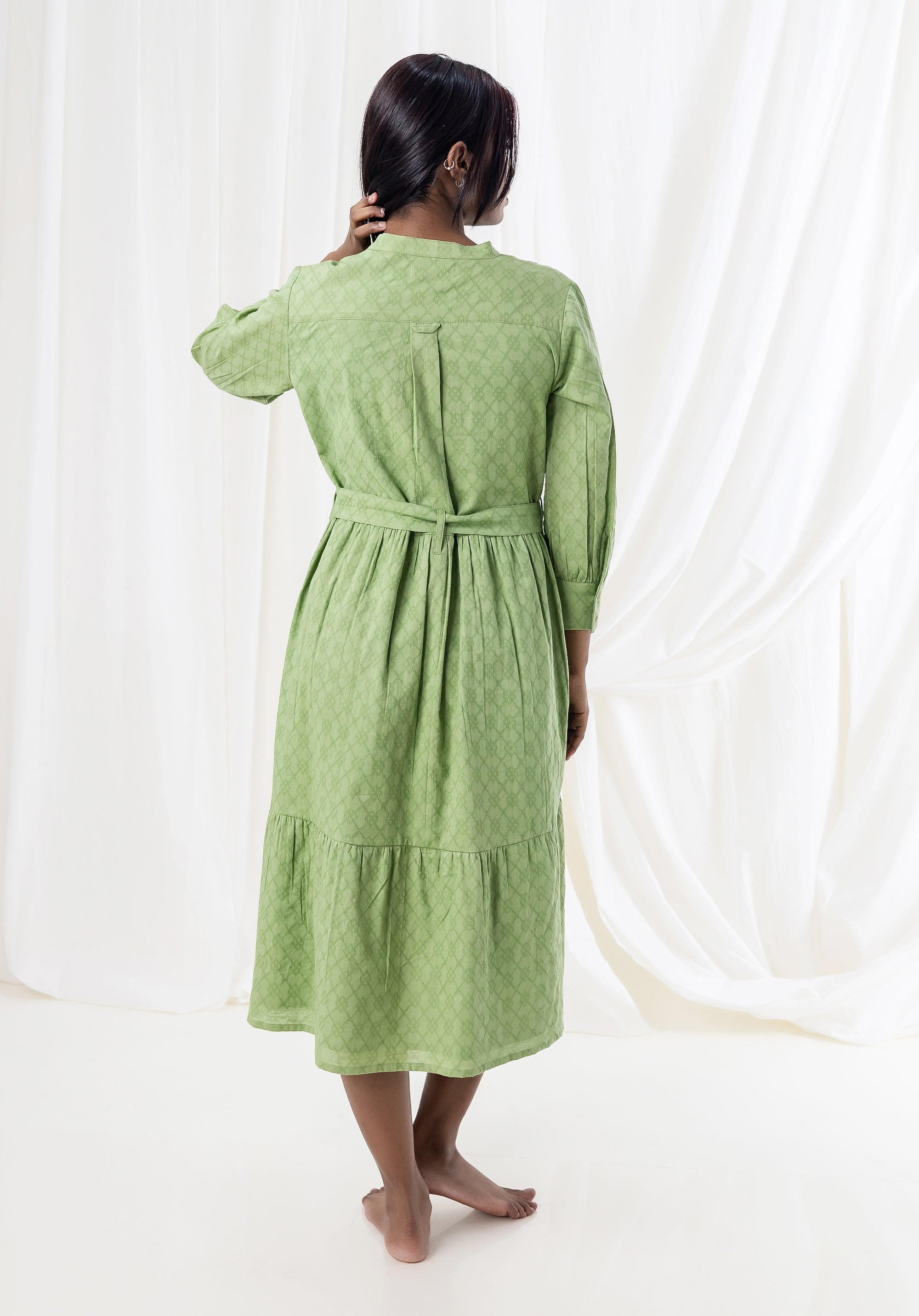 Women Cotton dress Fiona Green