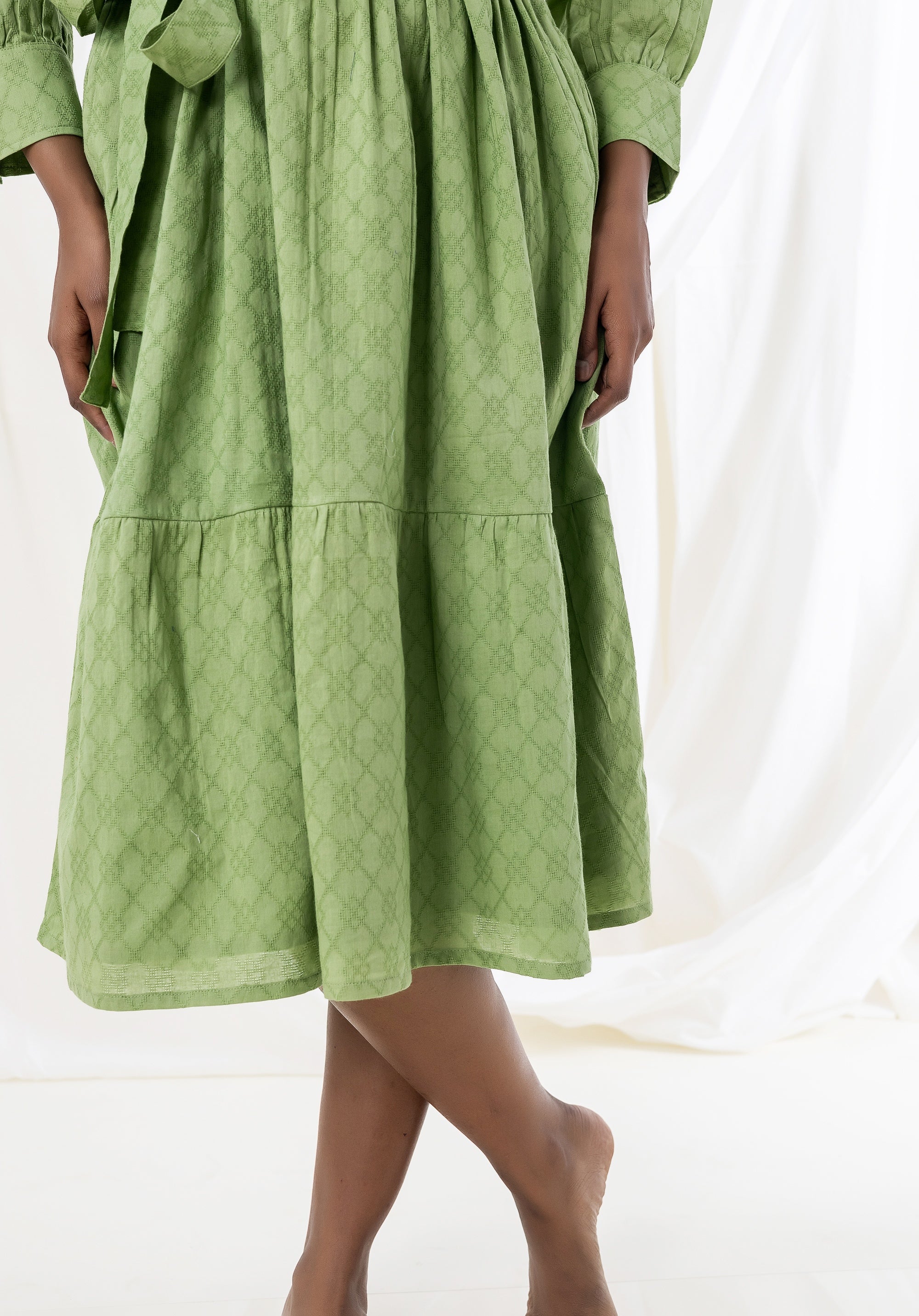 Women Cotton dress Fiona Green