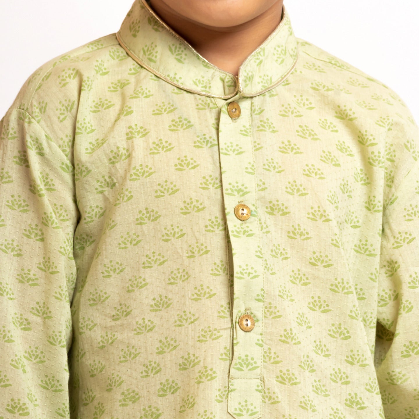 Boy's kurta Pyjama Set Olive