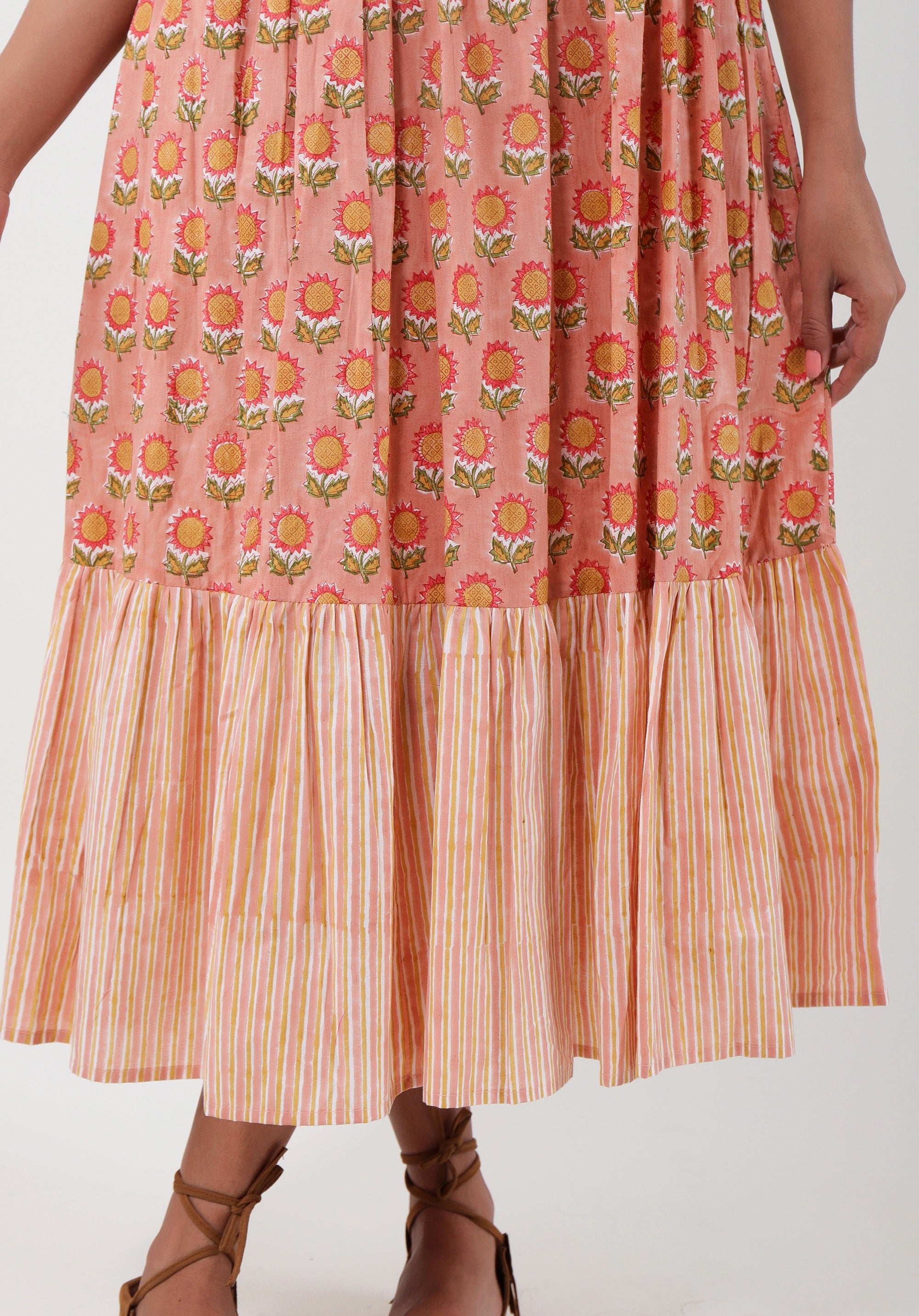 Women Printed dress Divya Sunflower