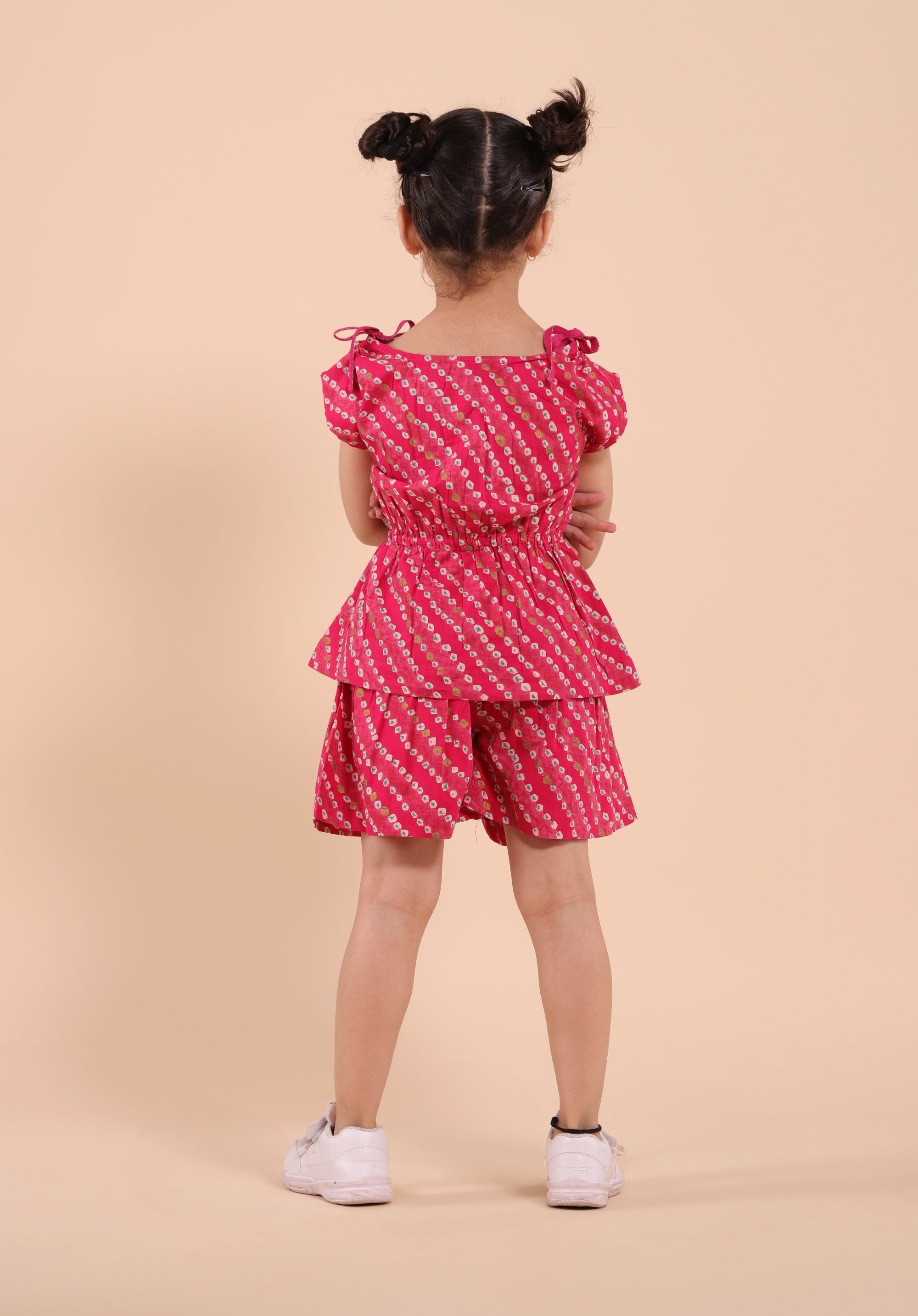 Girl's Co-Ord Set Miami Tie Dye Pink