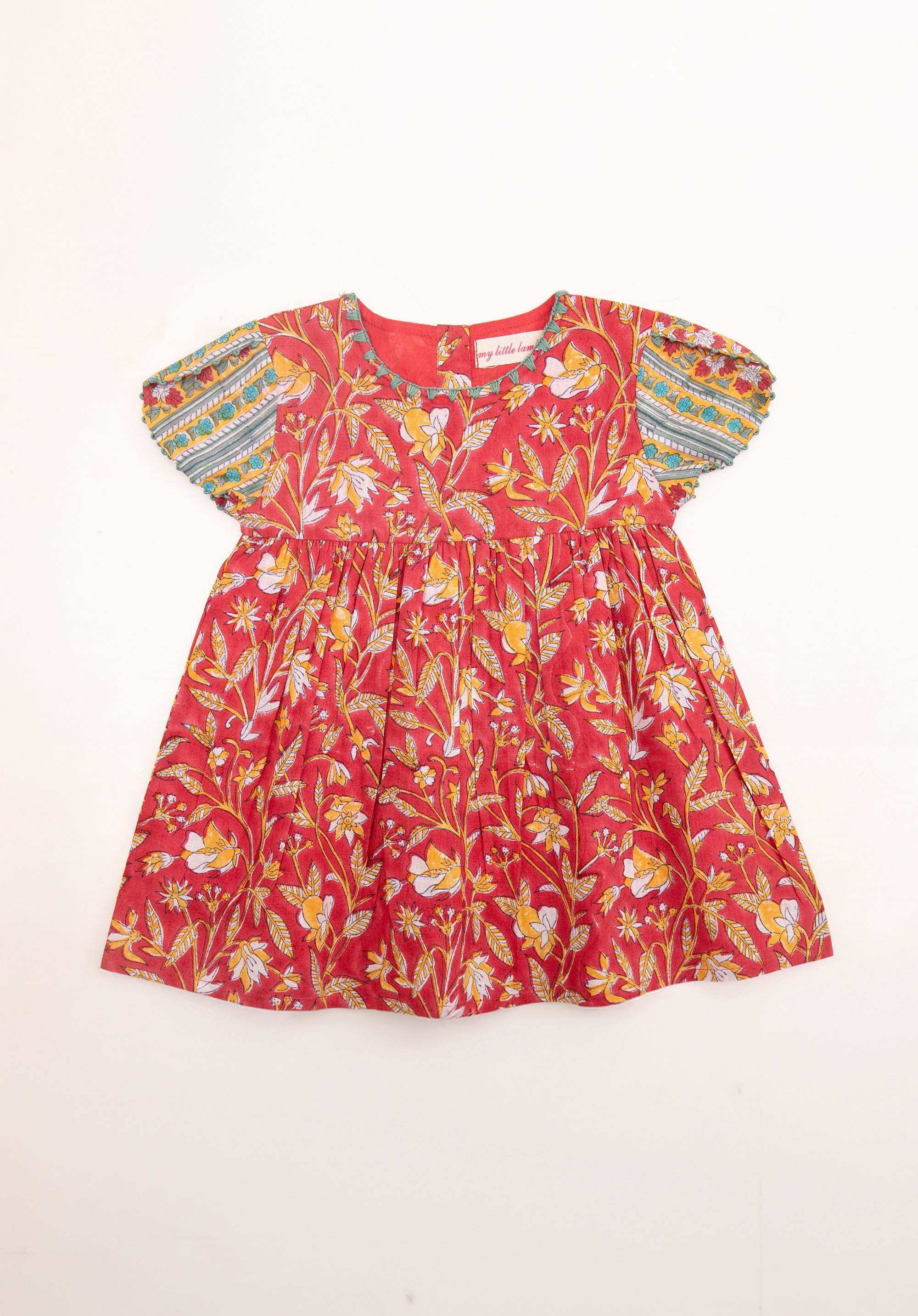 Baby Sansa Dress Jaal Red