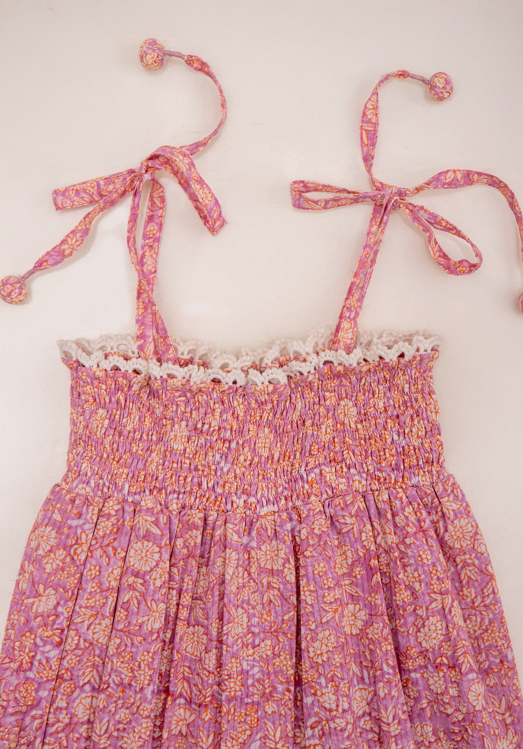 Gigi Romper Liberty Pink