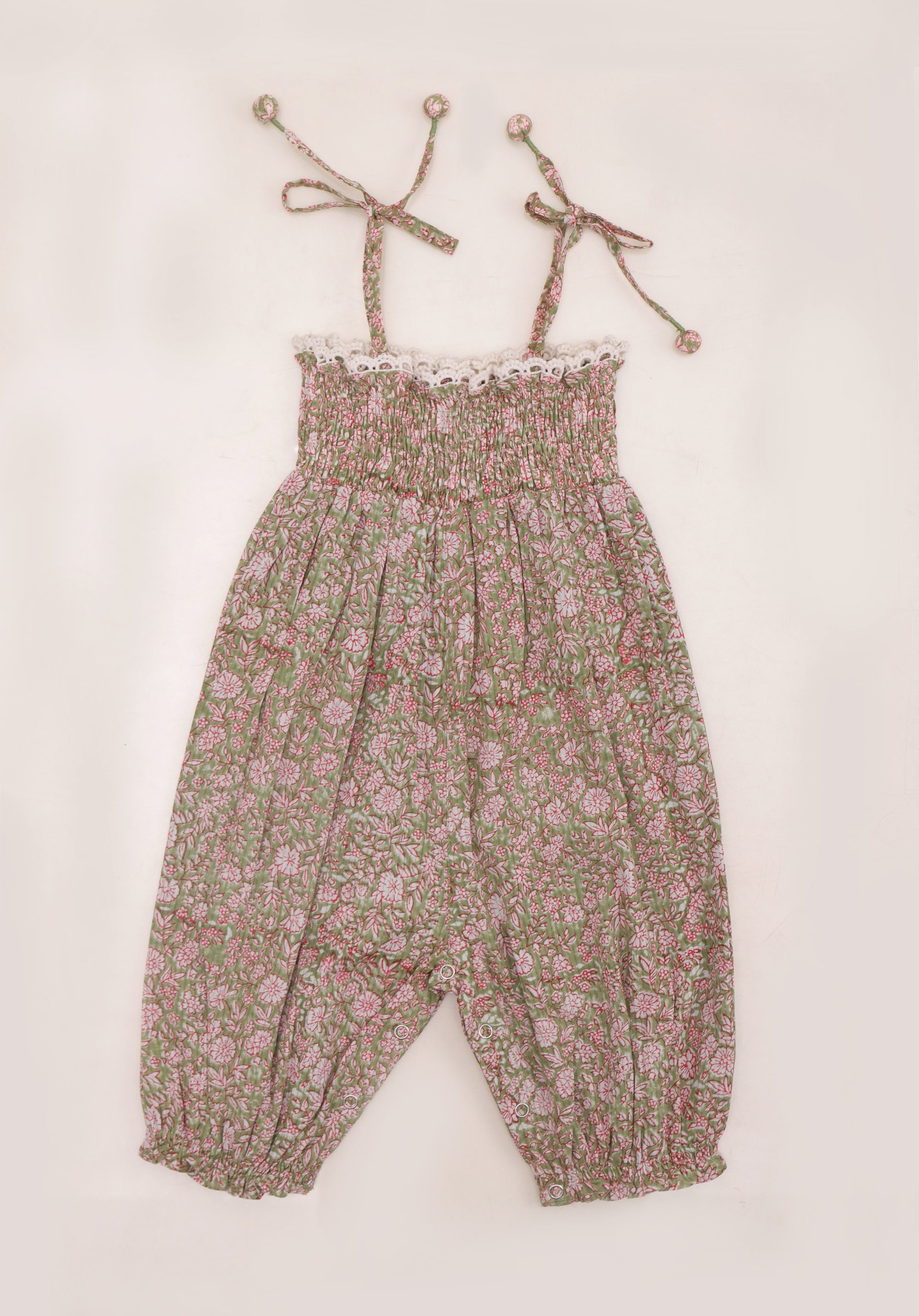 Gigi Romper Liberty Green