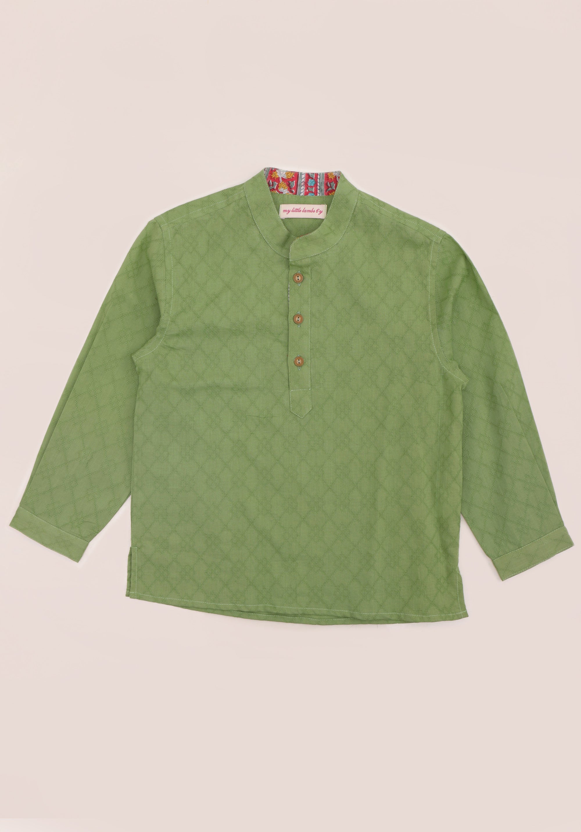 Boy's Kurta Shirt Green