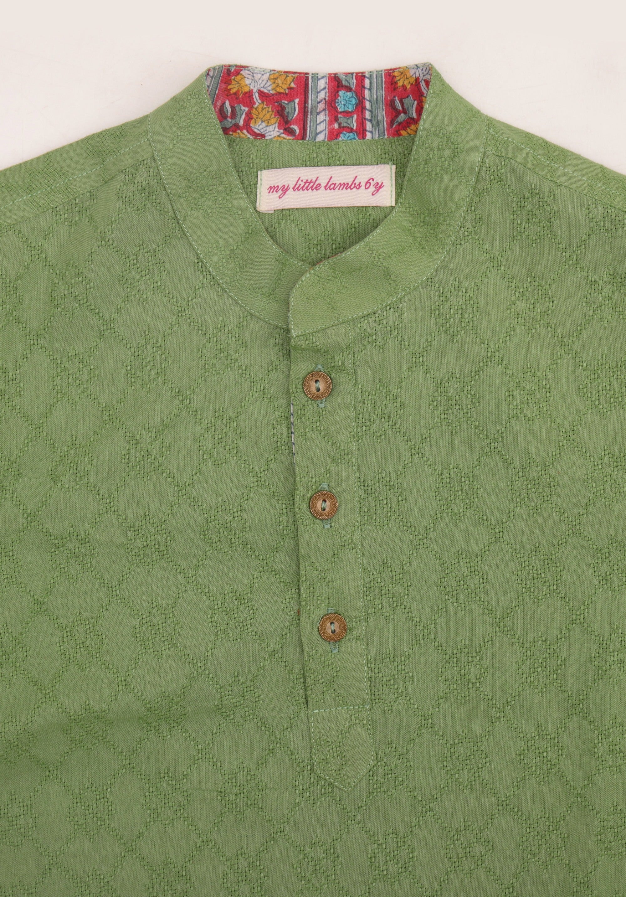 Boy's Kurta Shirt Green