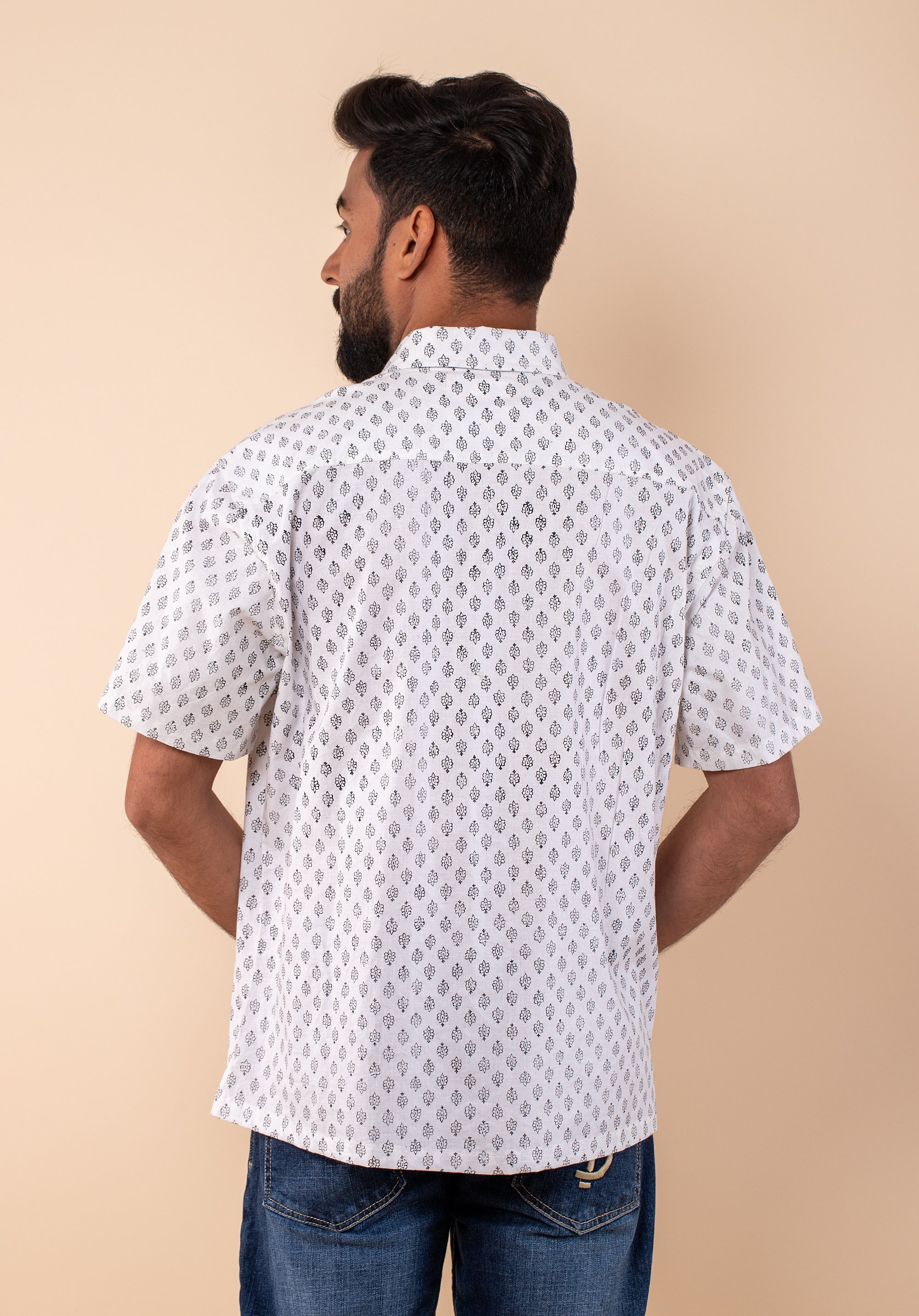 Block Printed Men's Shirt