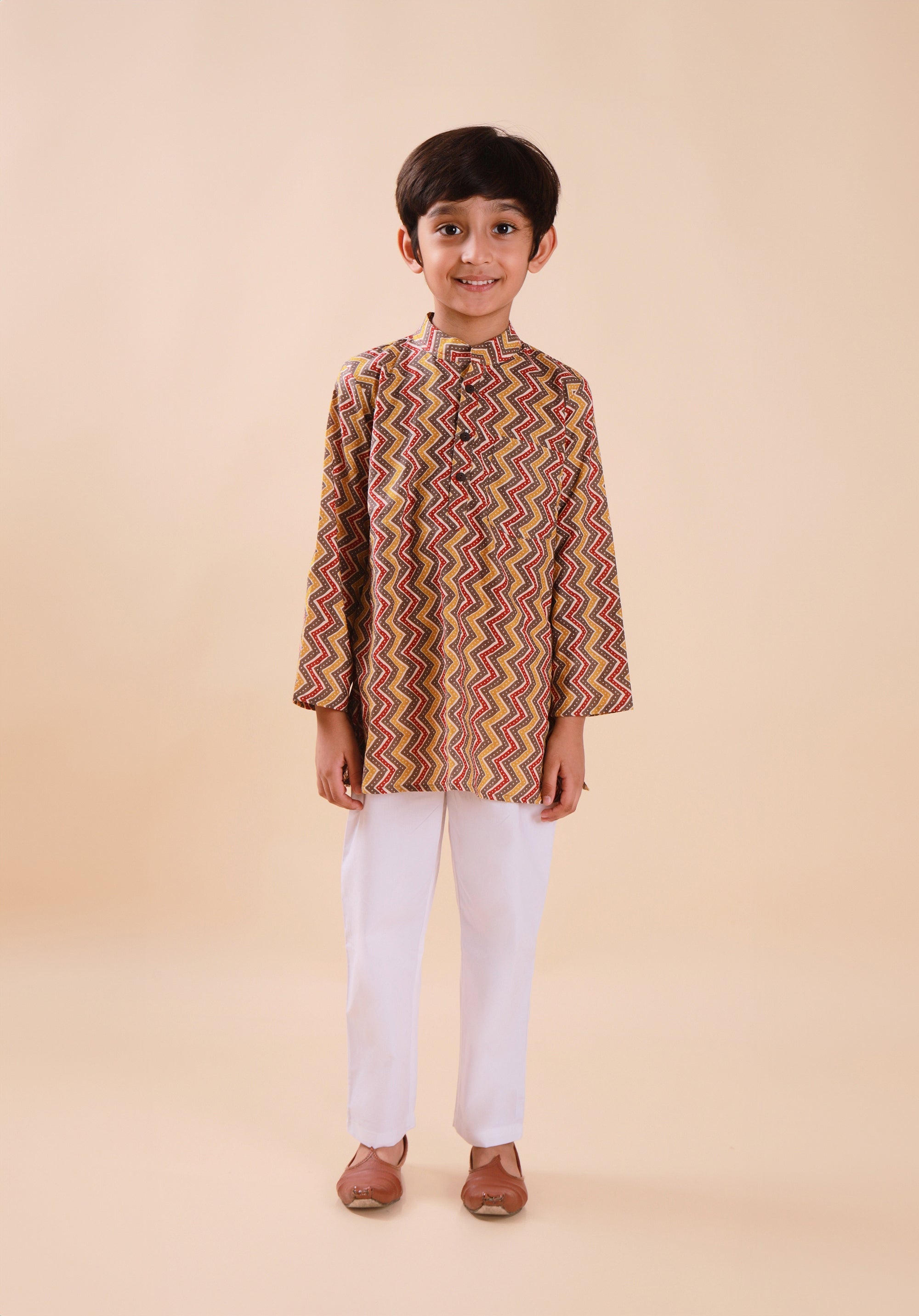 Boy's Printed Kurta