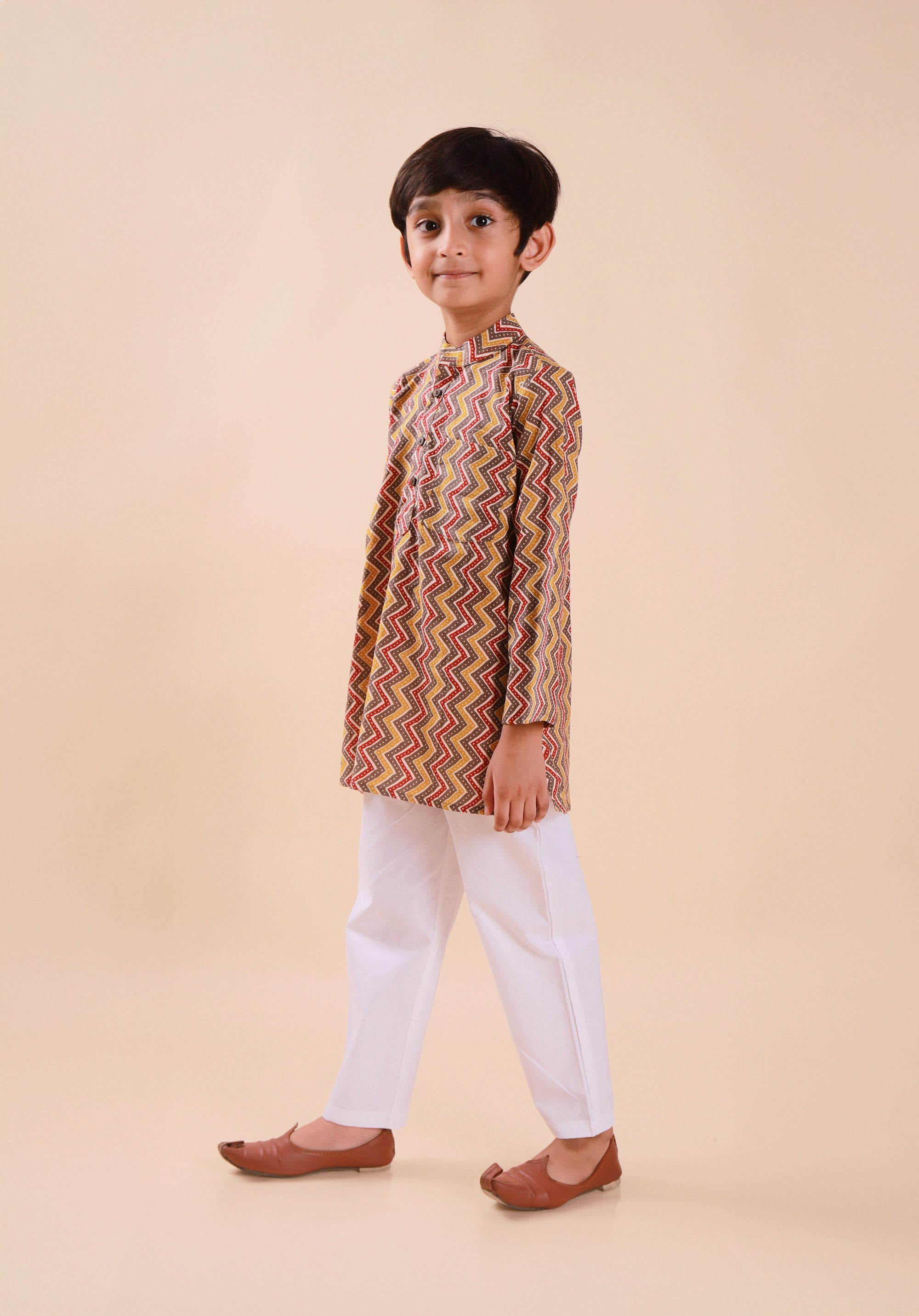 Boy's Printed Kurta