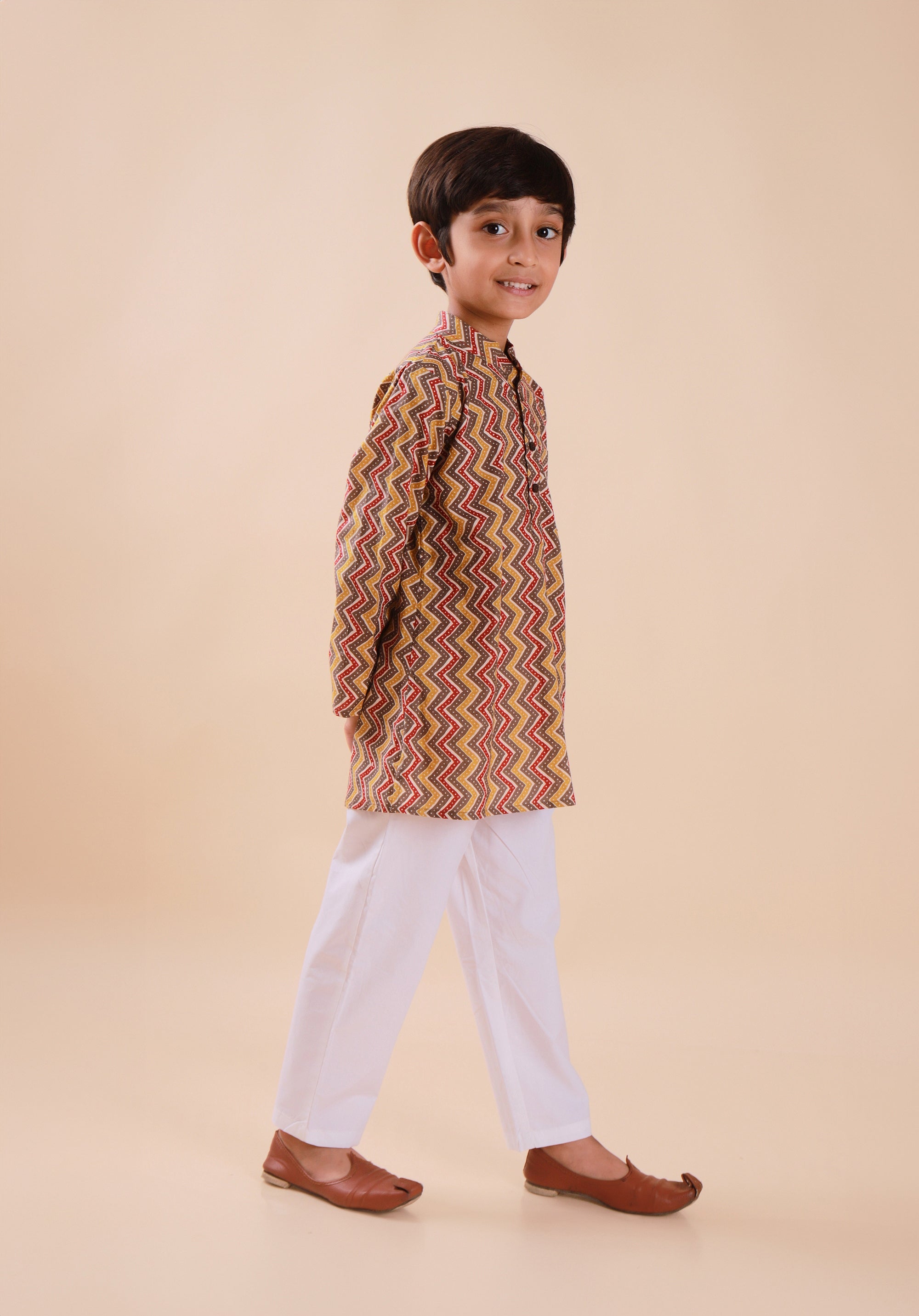 Boy's Printed Kurta