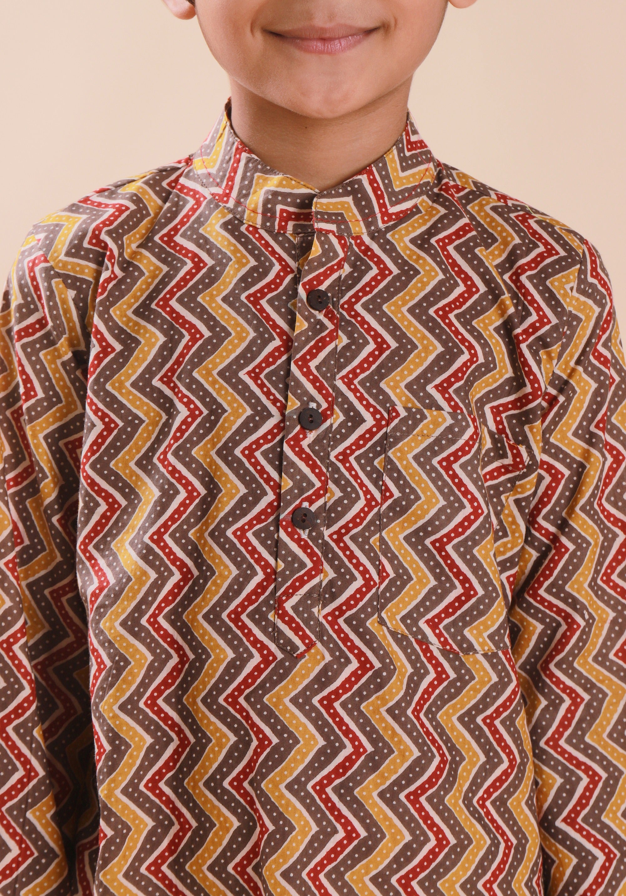 Boy's Printed Kurta