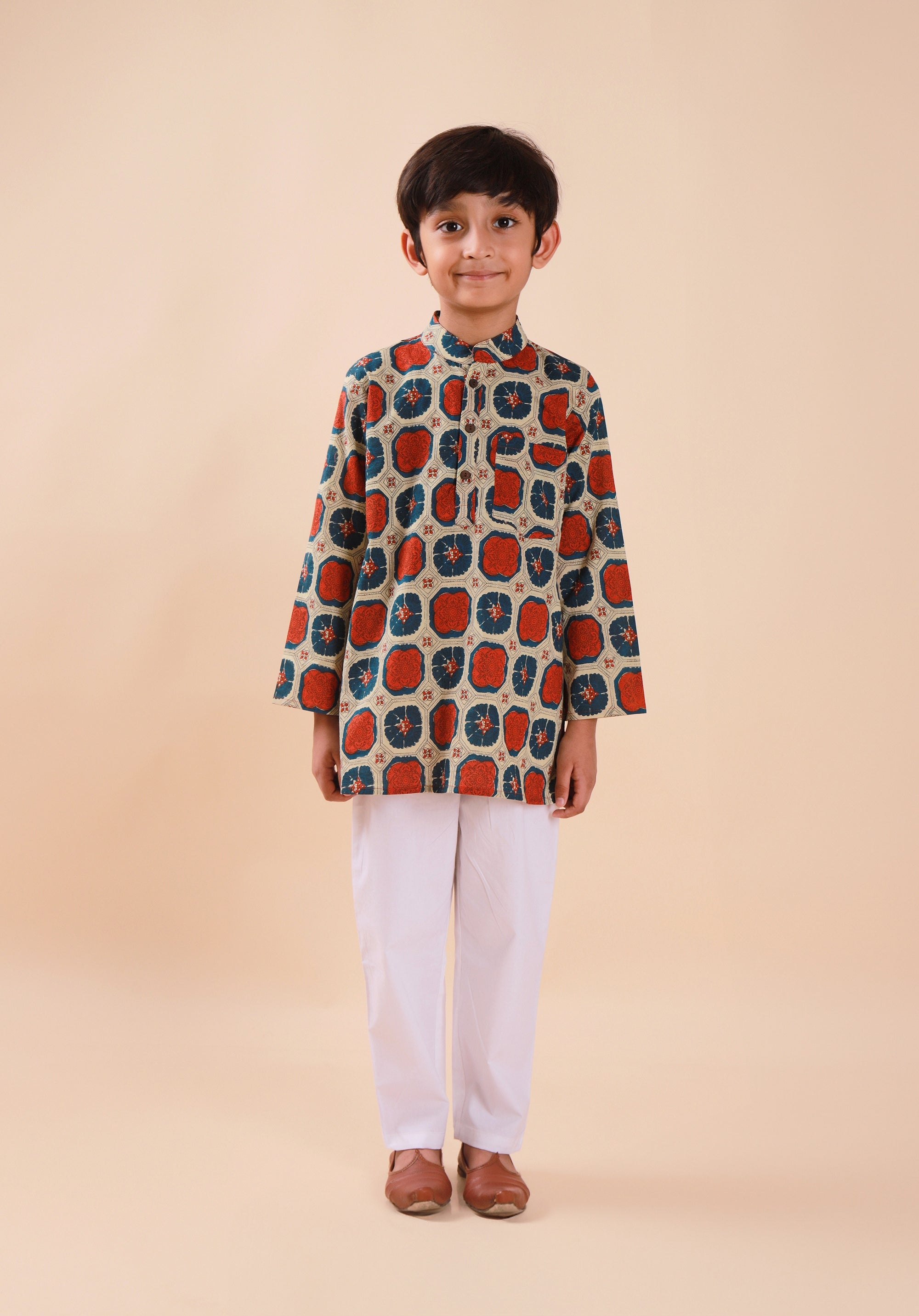 Boy's Printed Kurta