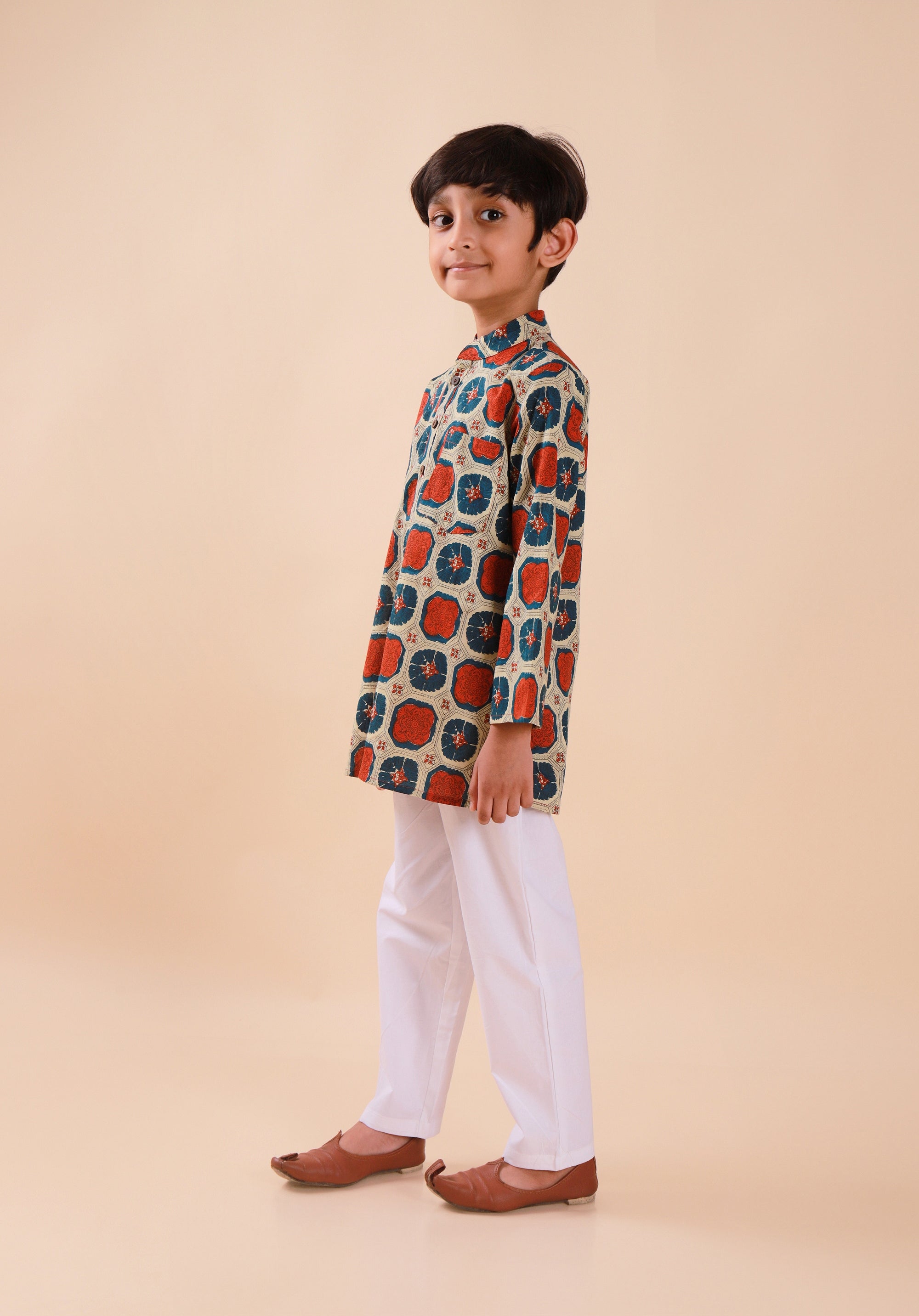 Boy's Printed Kurta