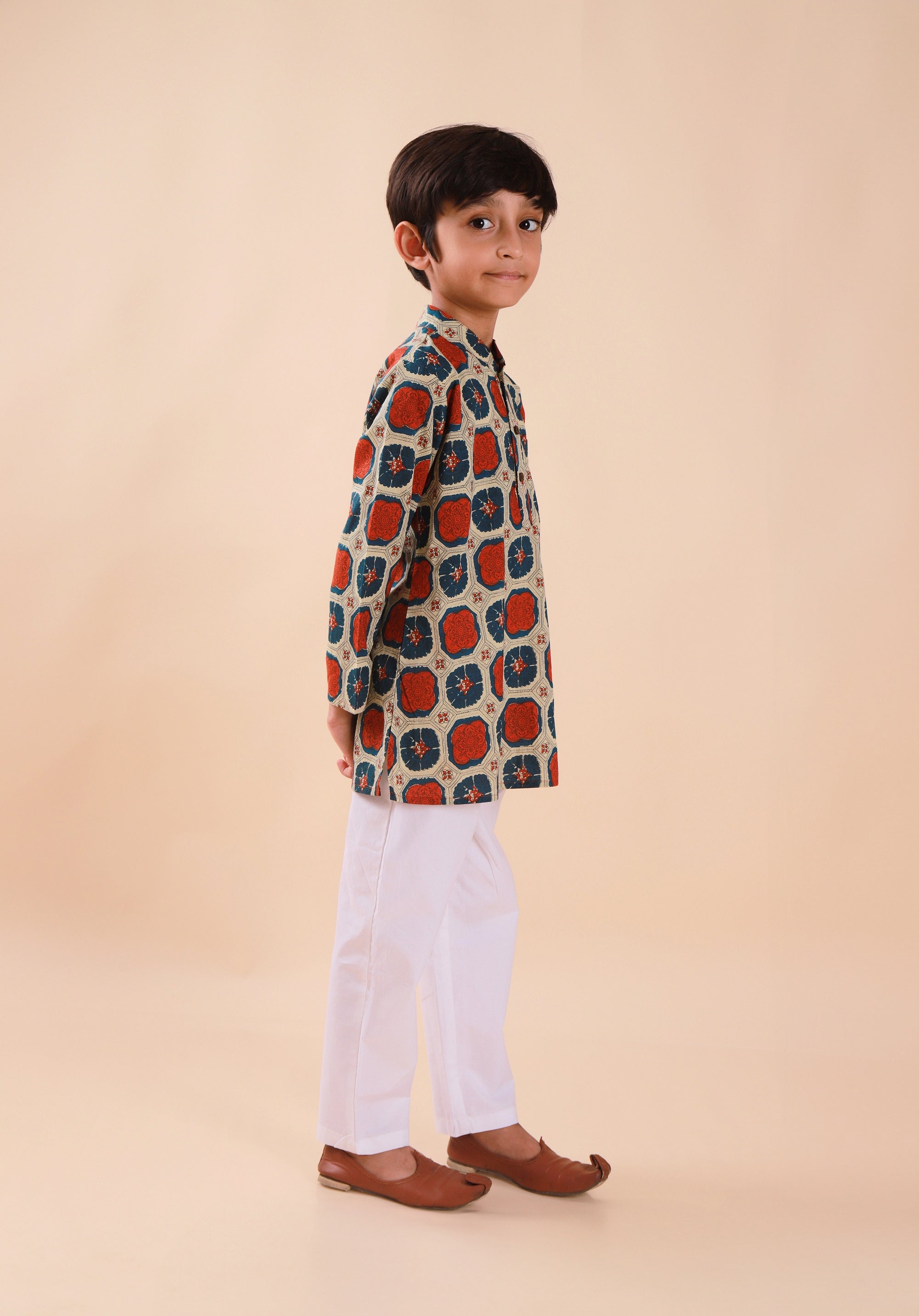 Boy's Printed Kurta