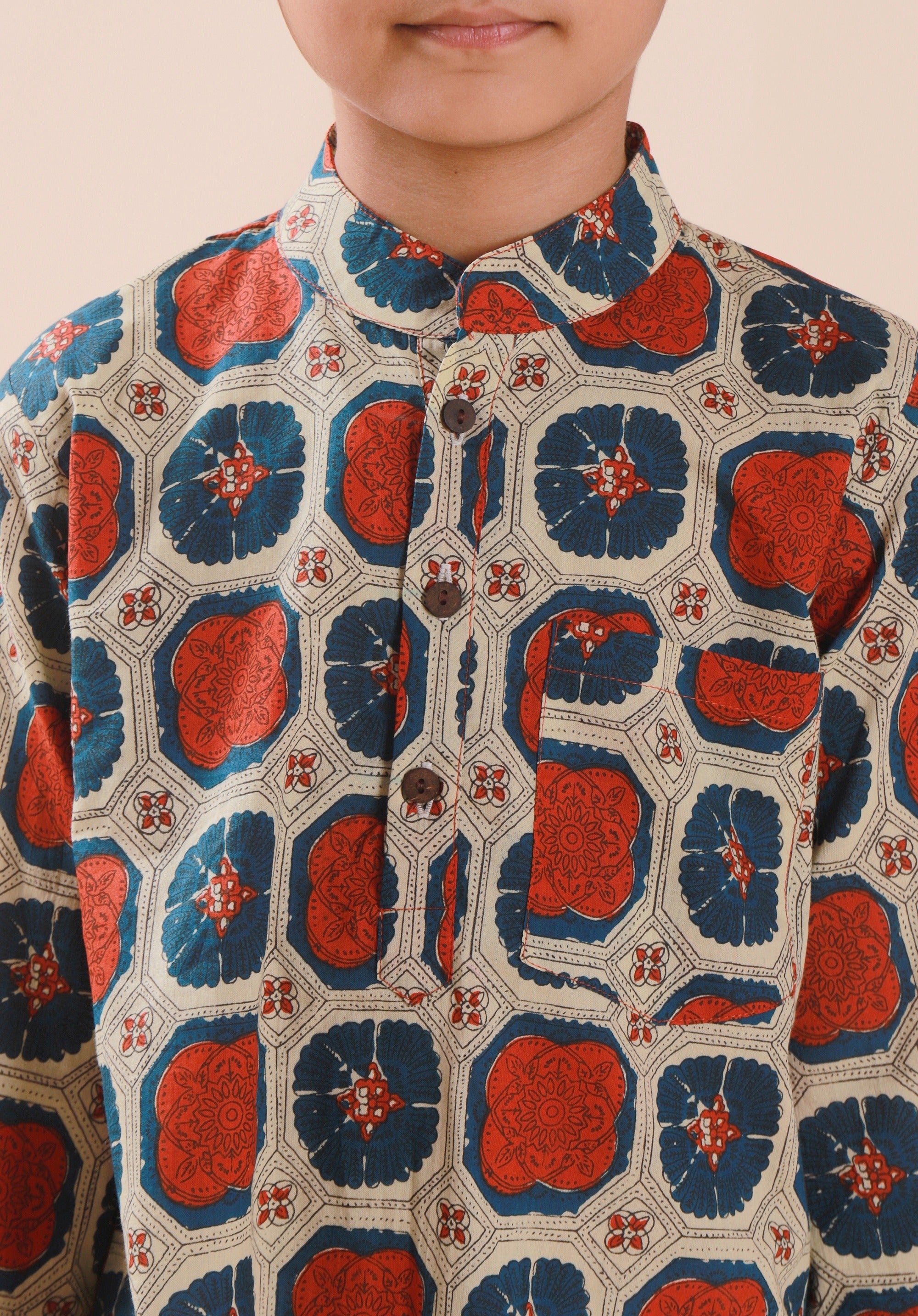 Boy's Printed Kurta