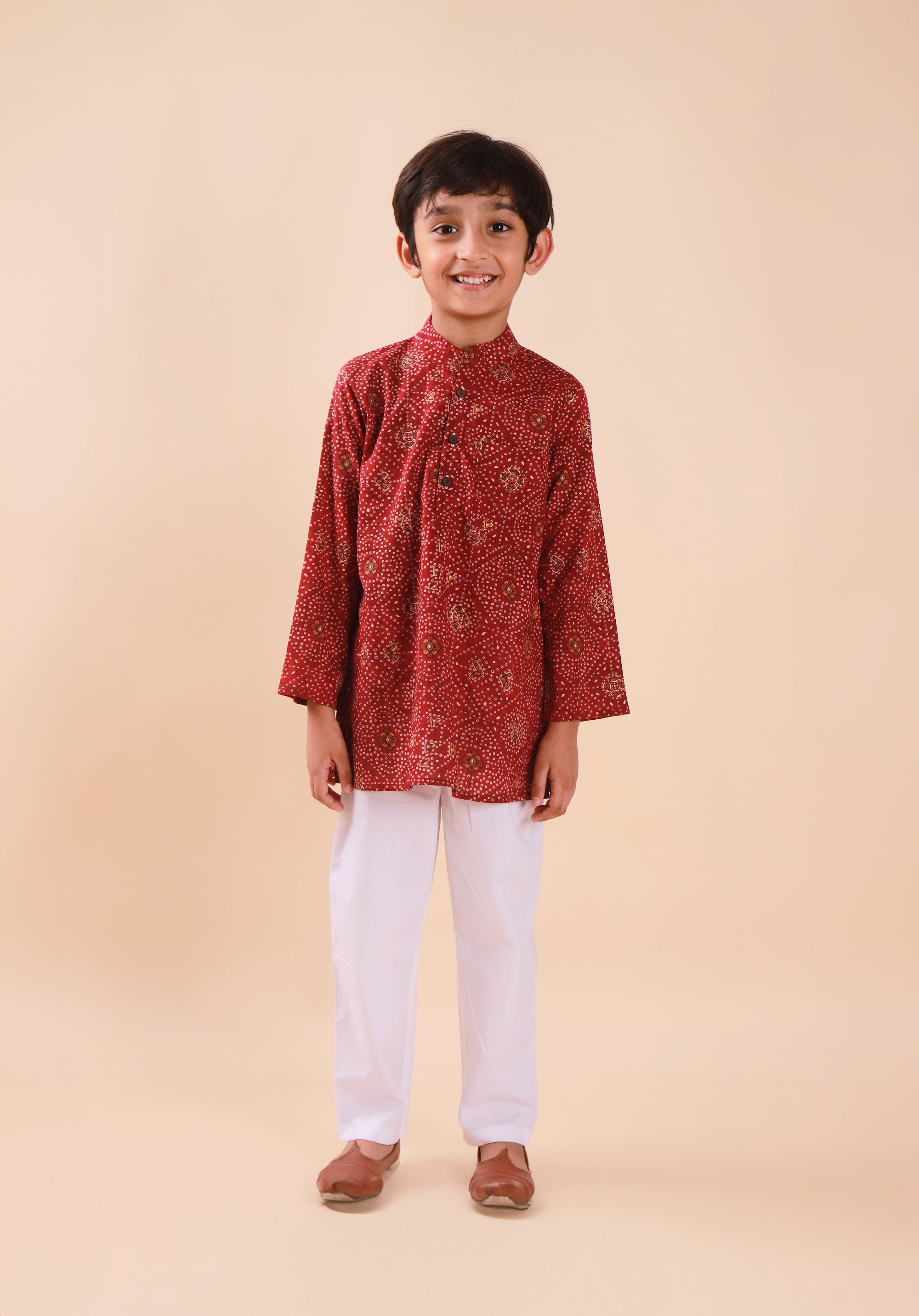 Boy's Printed Kurta